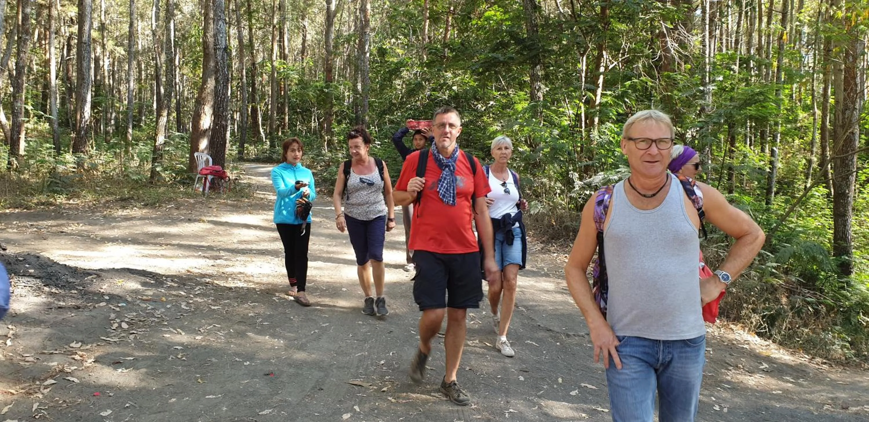 People in Volcano Lake View