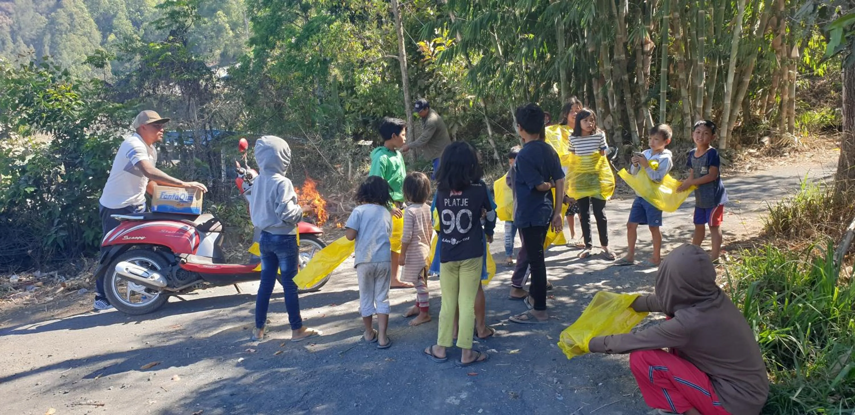 People in Volcano Lake View