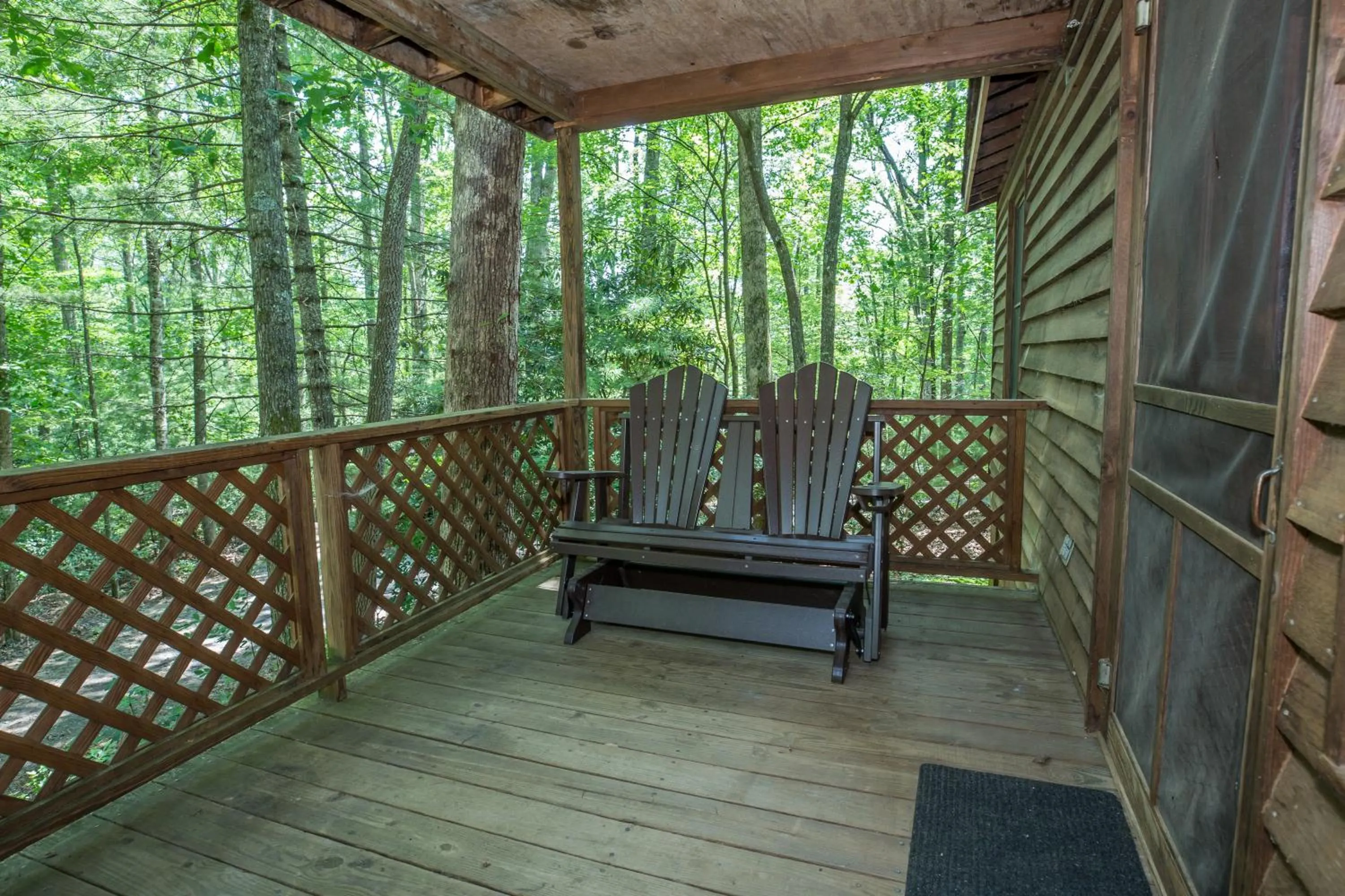 Patio in Springmaid Mountain Retreat & Stables