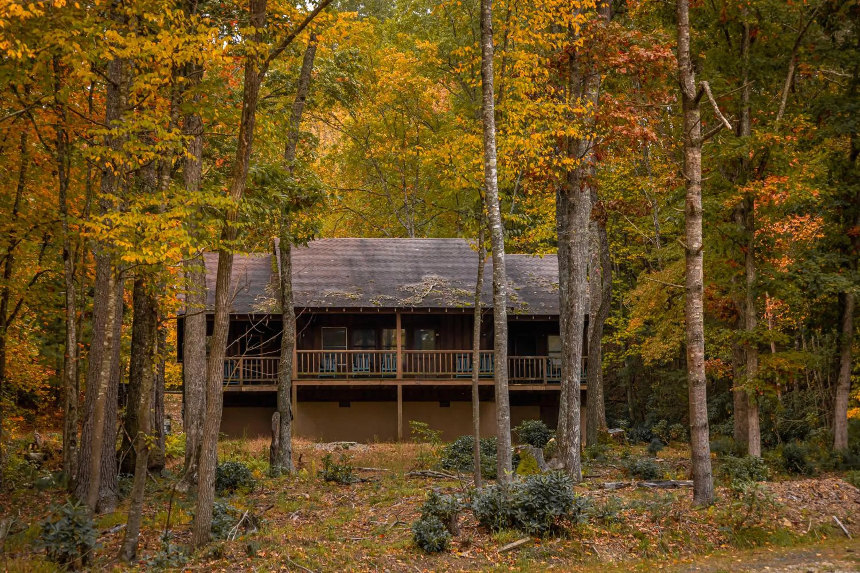 Property building in Springmaid Mountain Retreat & Stables