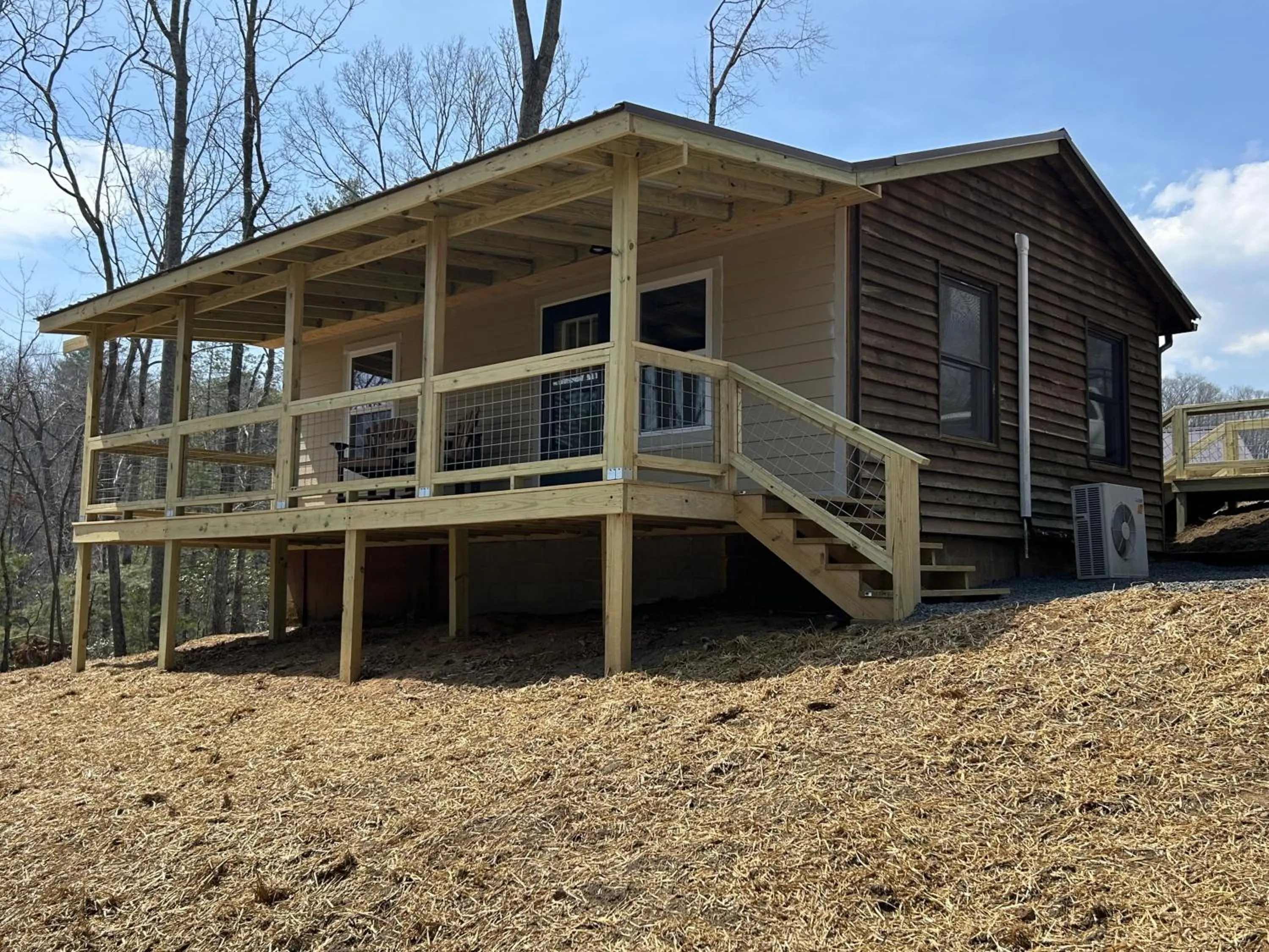 Property building in Springmaid Mountain Retreat & Stables