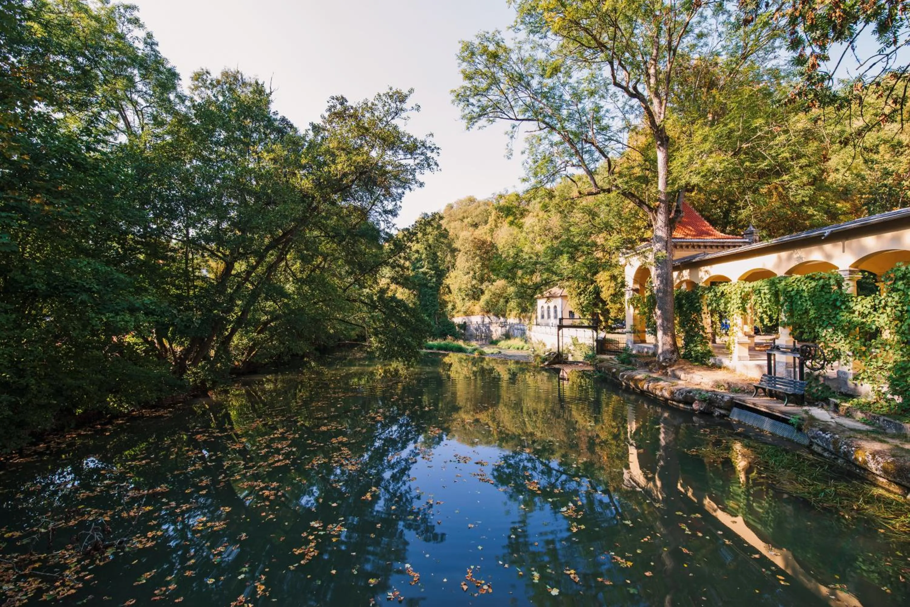 River view in Wildbad Rothenburg