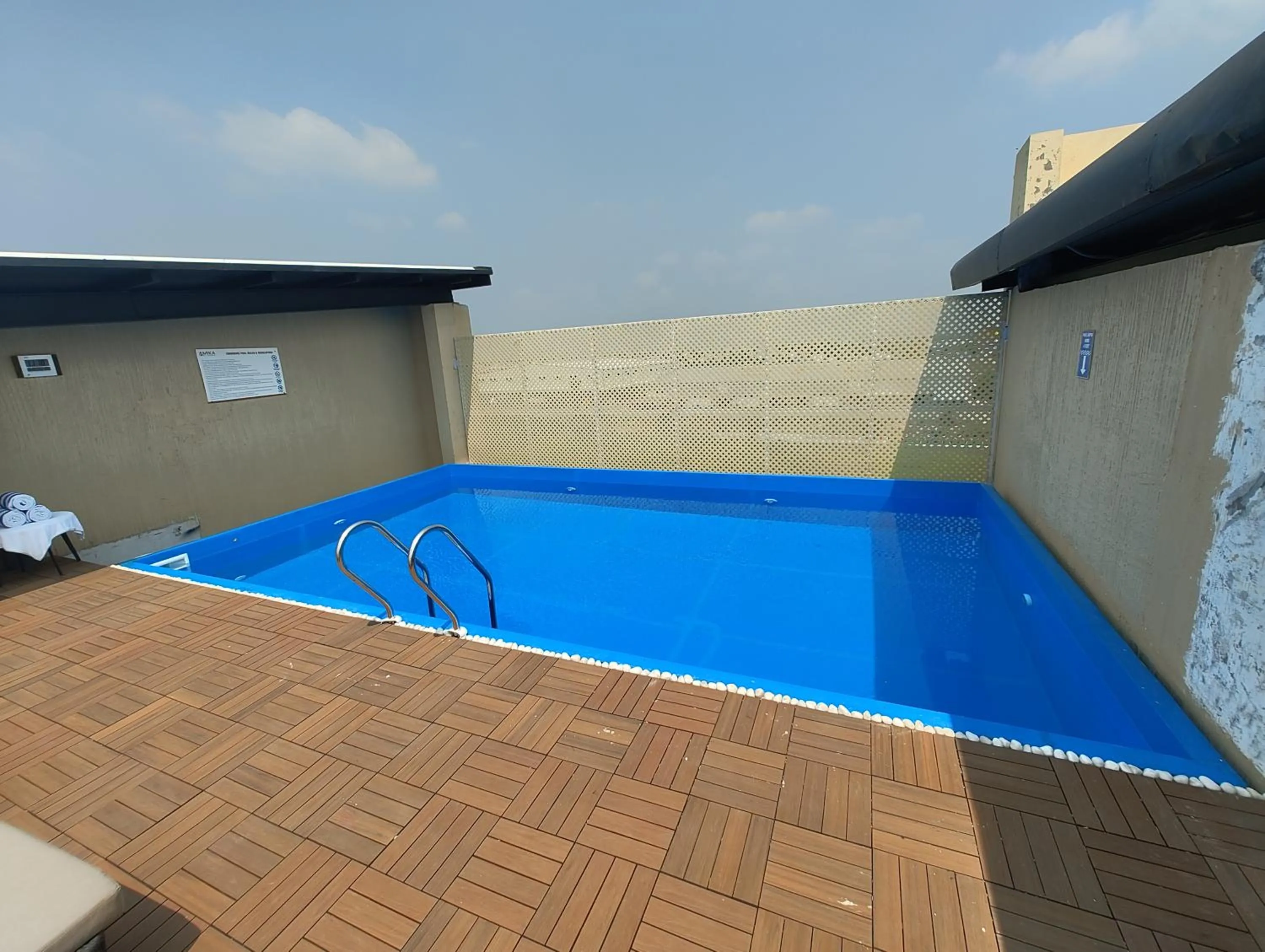 Swimming pool in Amika Hotel,Madurai - Near Airport