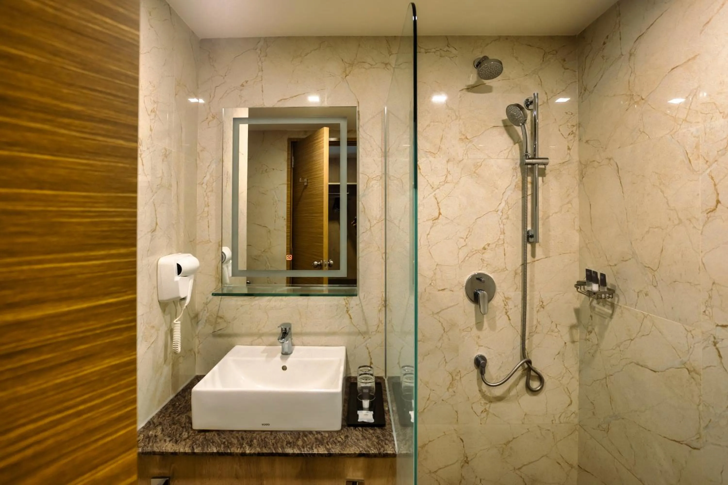 Bathroom in Amika Hotel,Madurai - Near Airport
