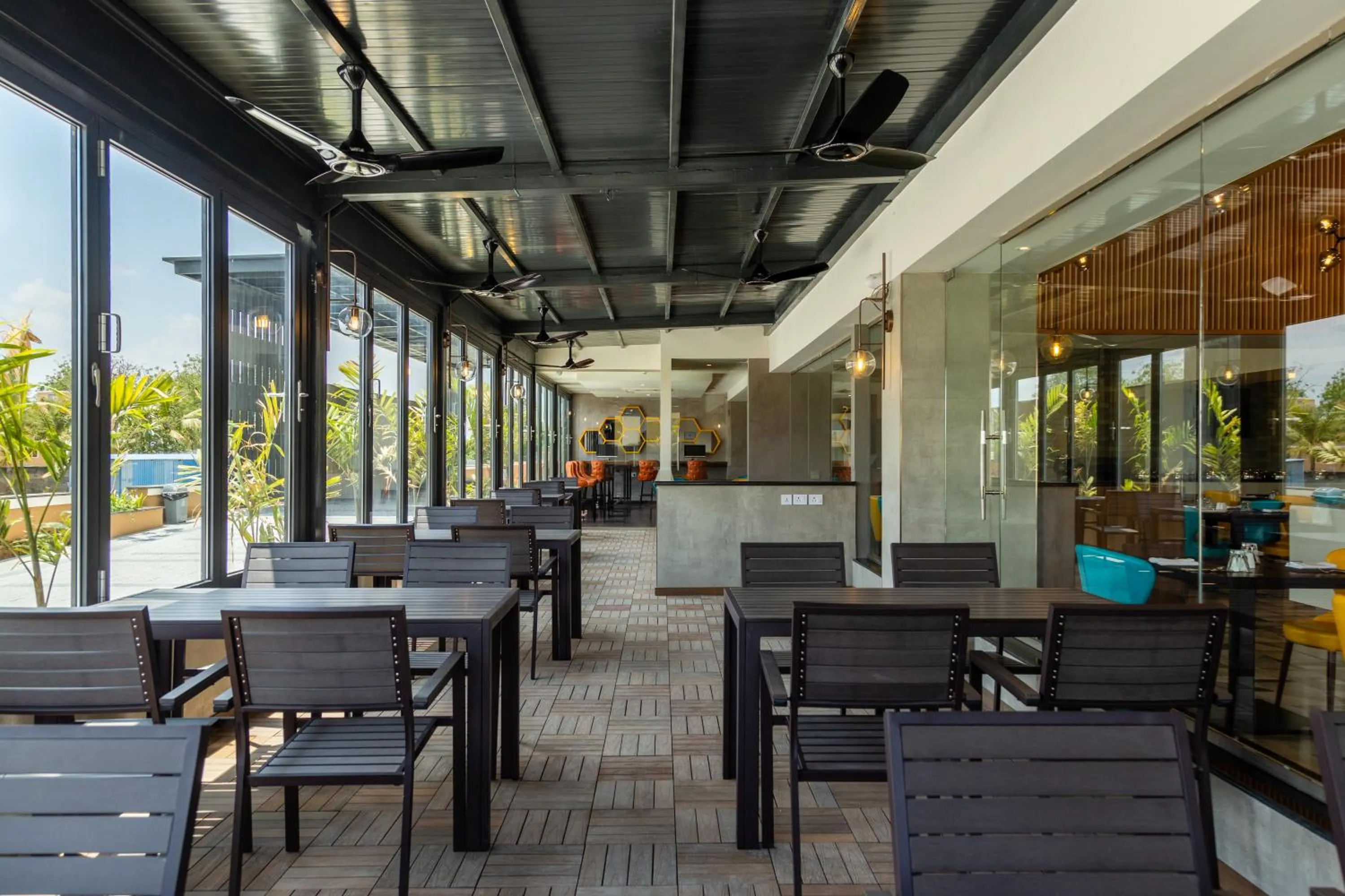 Patio in Amika Hotel,Madurai - Near Airport