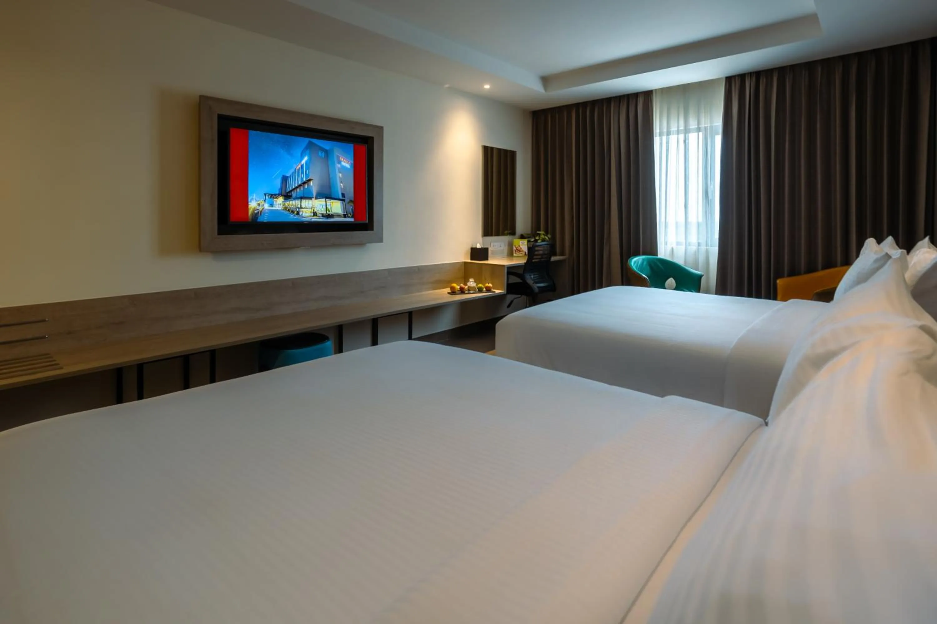 Bedroom, Bed in Amika Hotel,Madurai - Near Airport