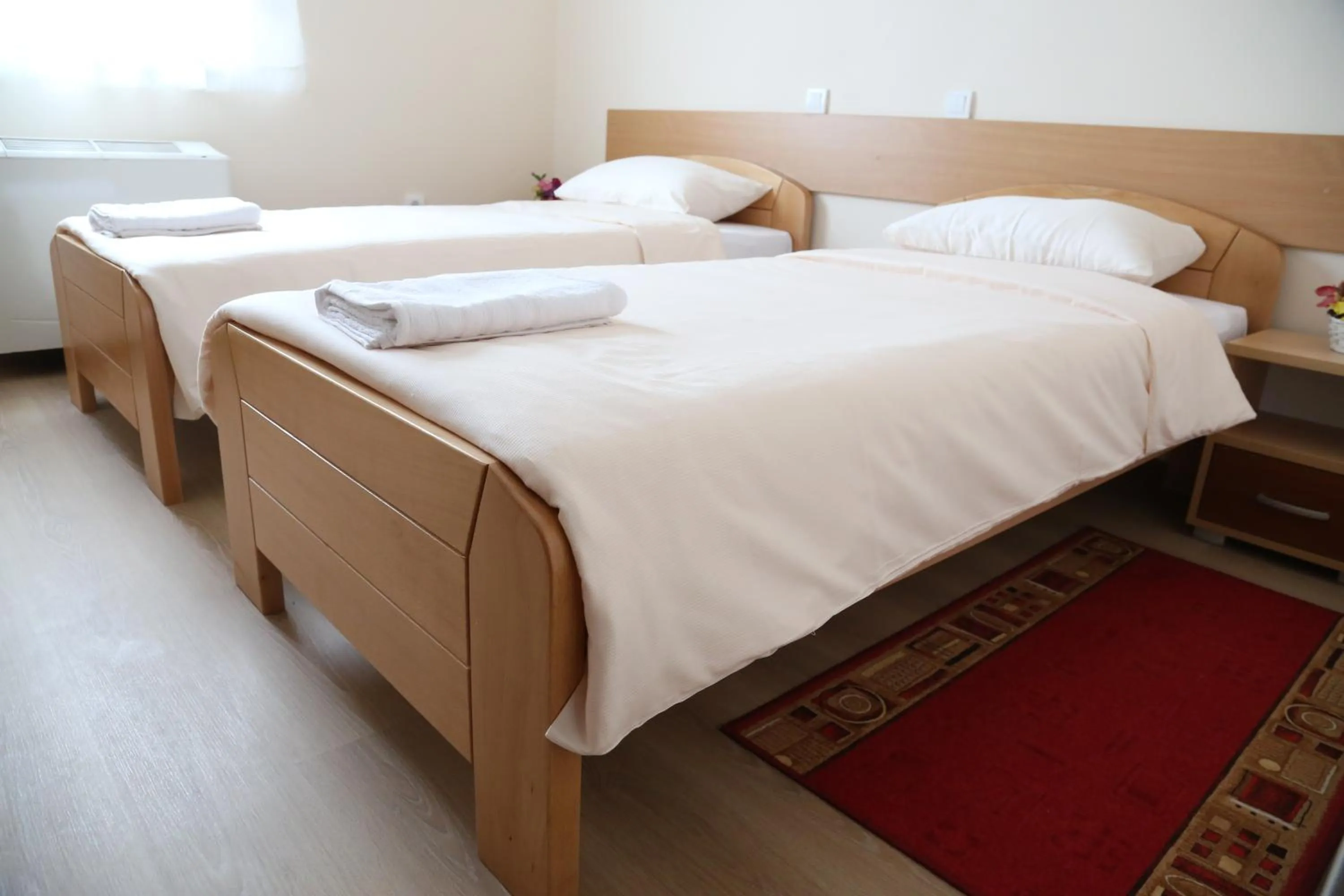 Bed in Hotel Novella Uno