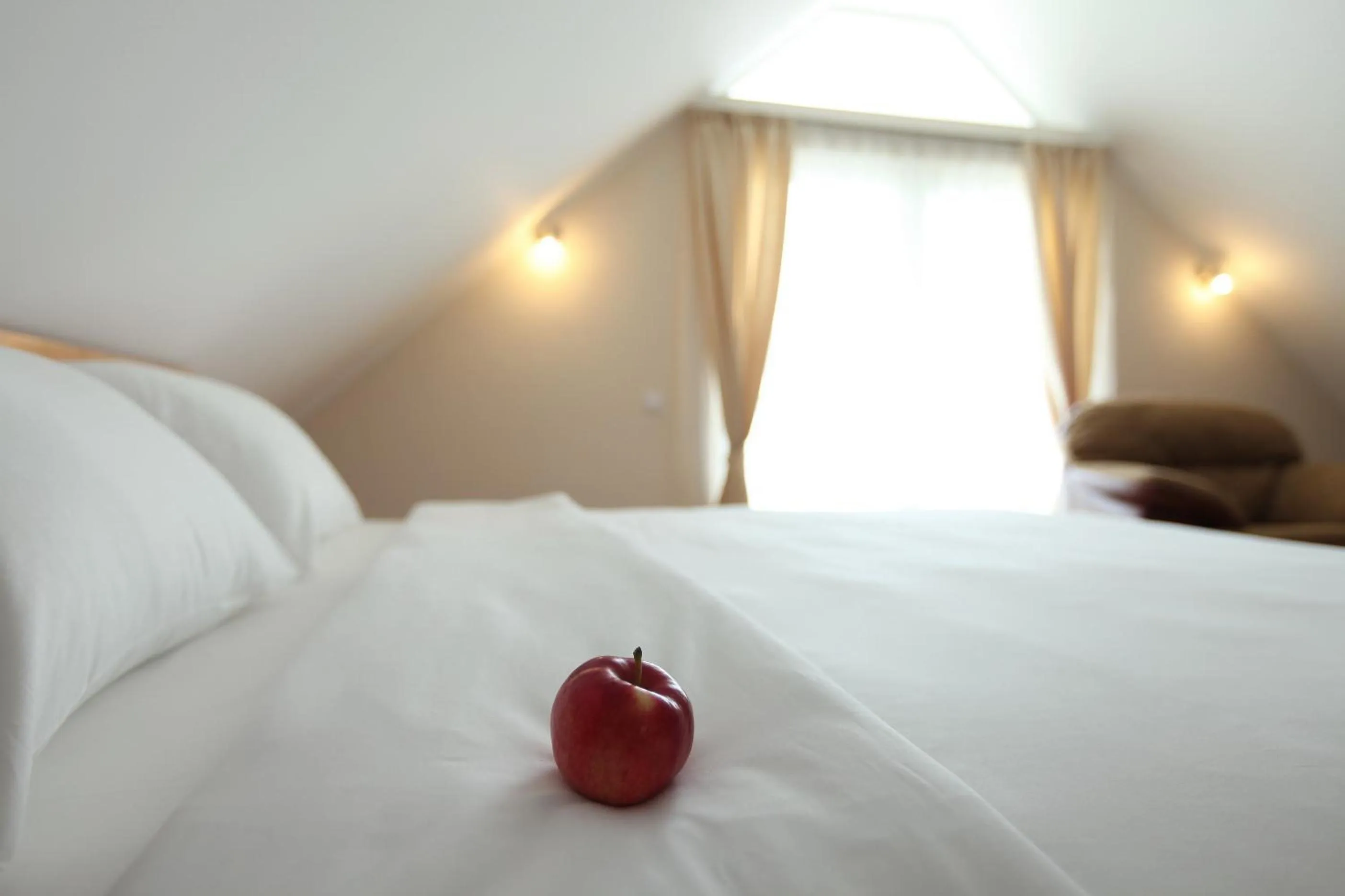 Decorative detail, Bed in Hotel Novella Uno