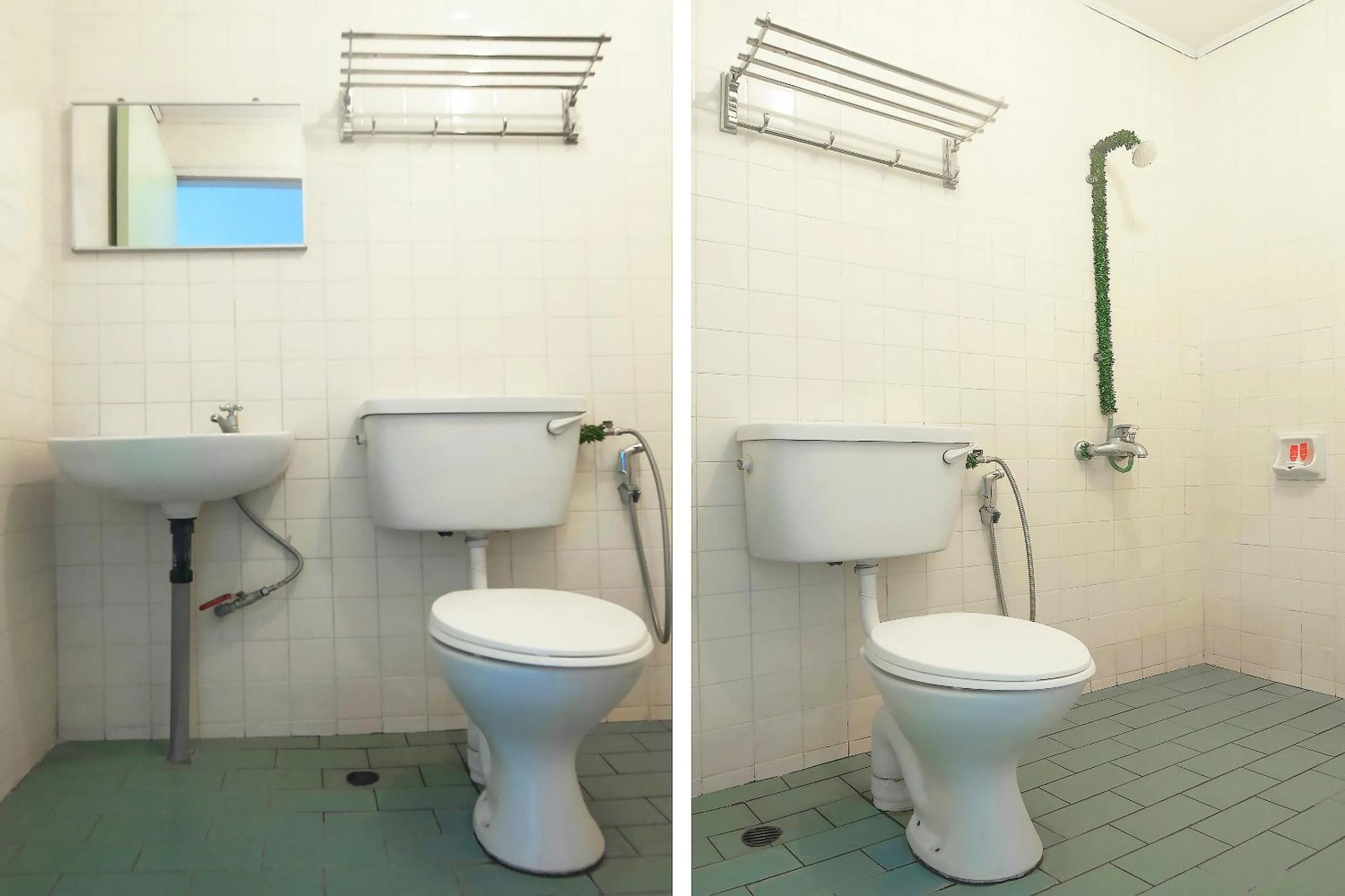 Bathroom in OYO 89577 Kristal Hotel