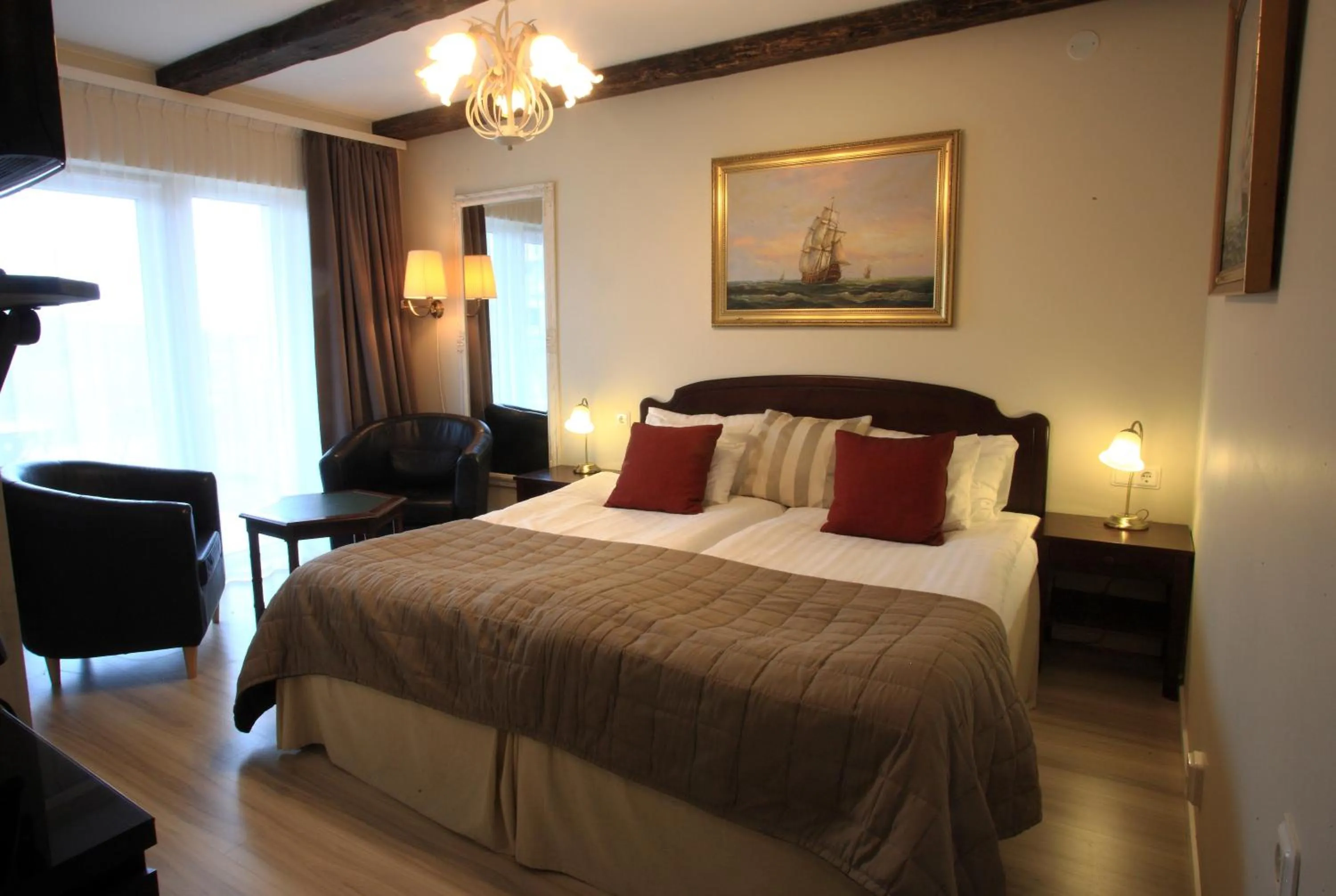 Photo of the whole room, Bed in Vejby Strand Hotel