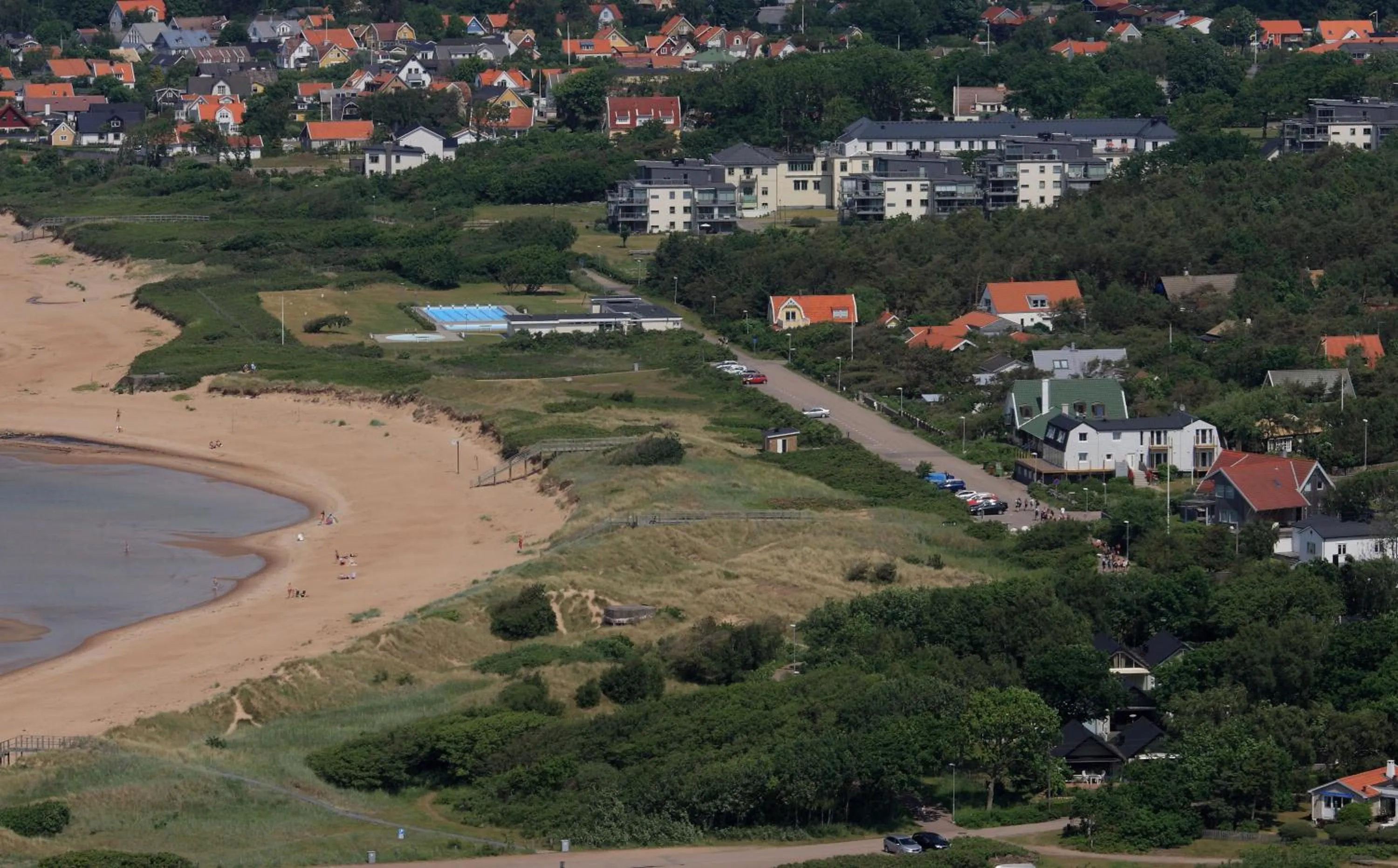 Bird's eye view in Vejby Strand Hotel