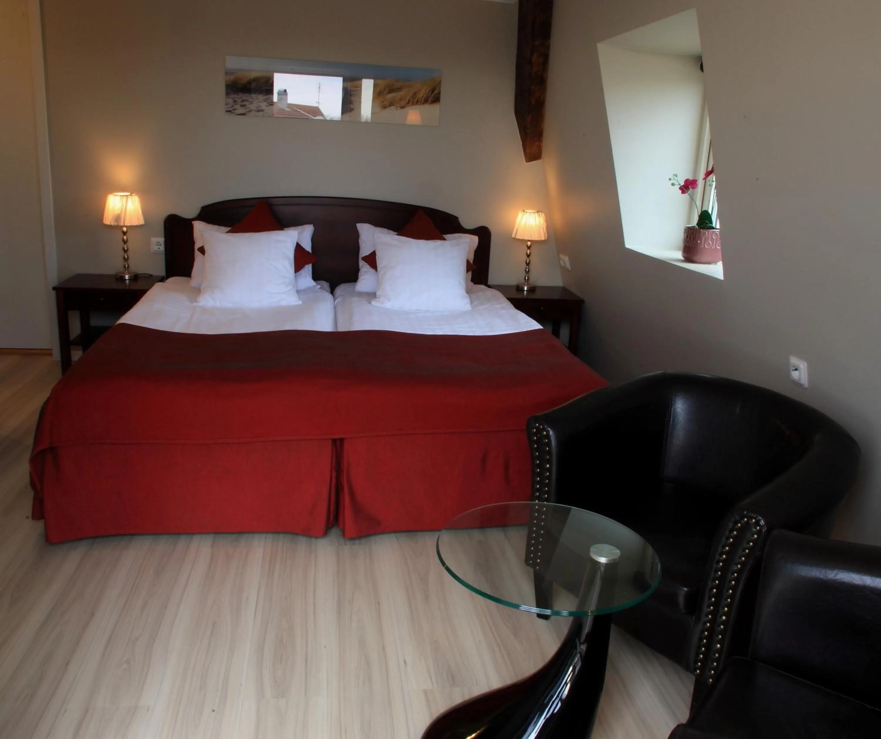 Bed in Vejby Strand Hotel