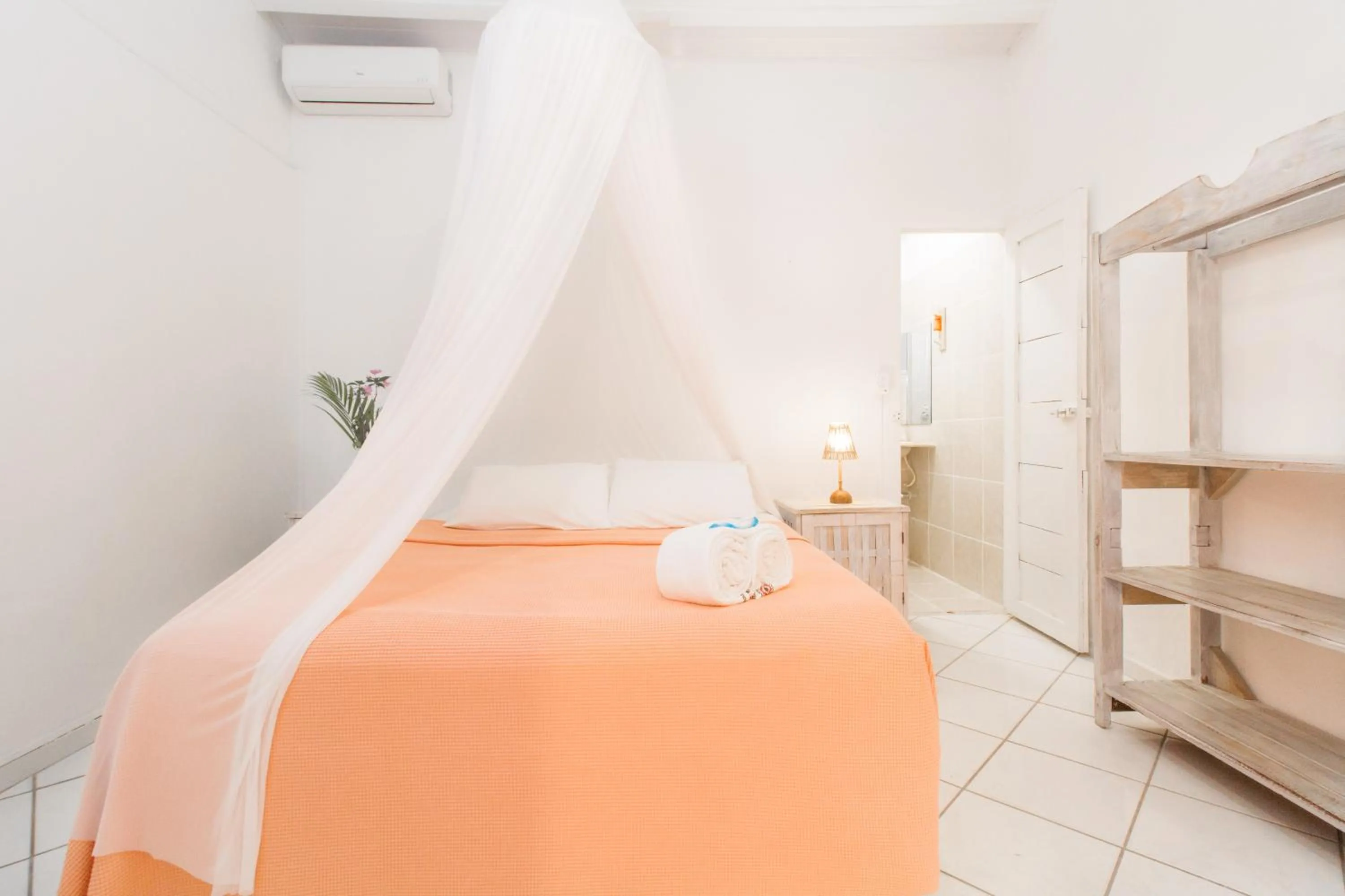 Bed in Pousada Viver a Vida