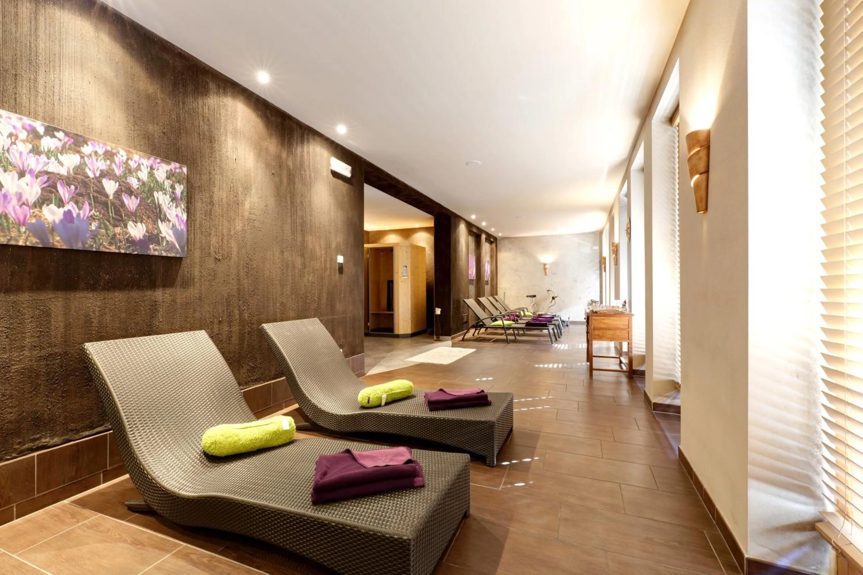 Spa and wellness centre/facilities in Hotel Pfandleralm