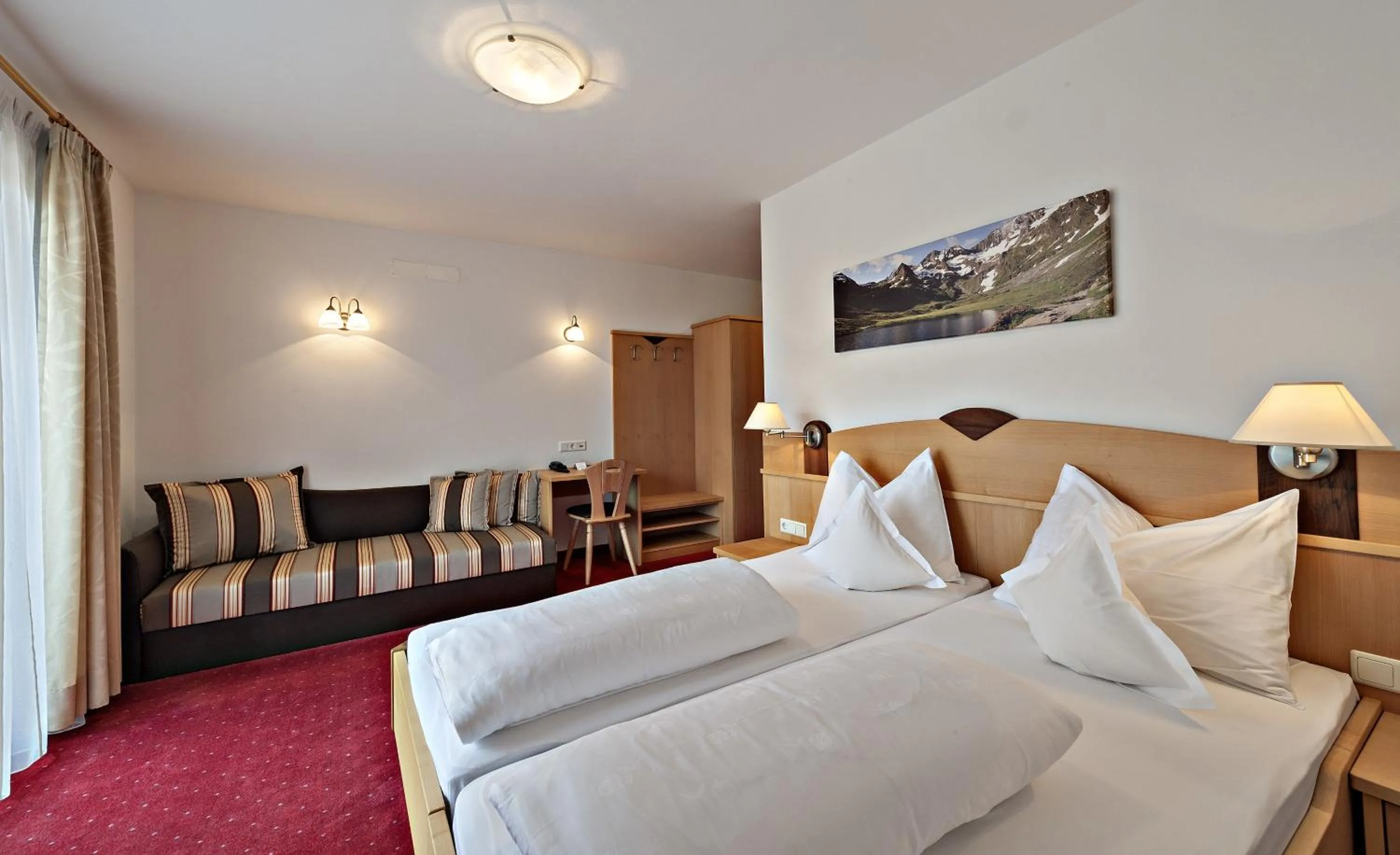 Photo of the whole room, Bed in Hotel Pfandleralm