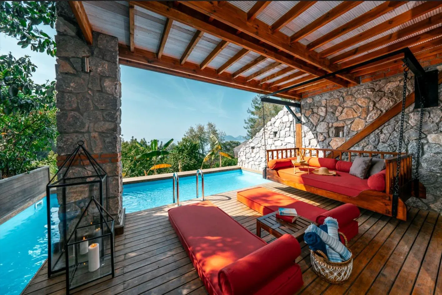 Pool view in Nautical Hotel