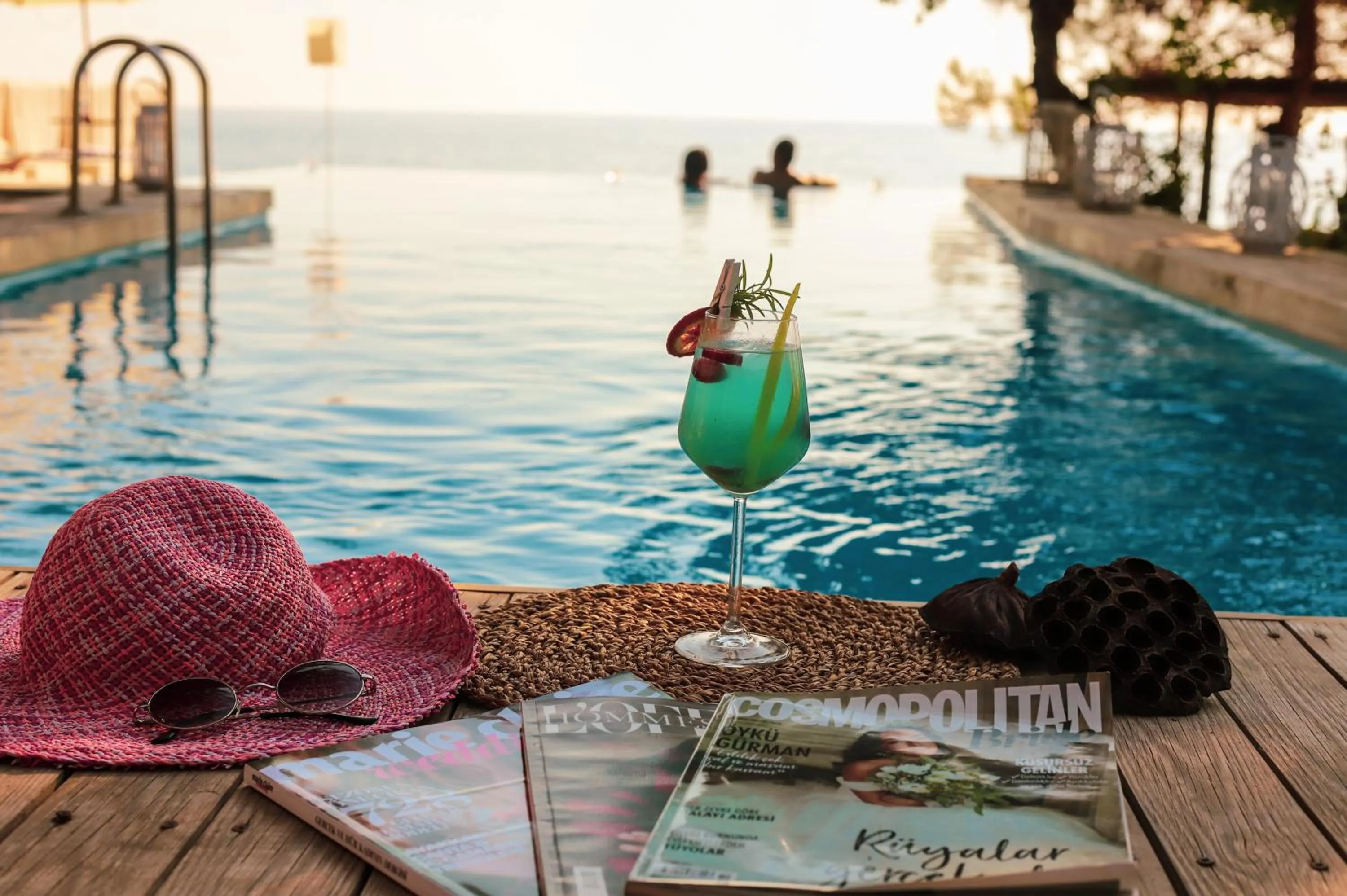 Pool view in Nautical Hotel