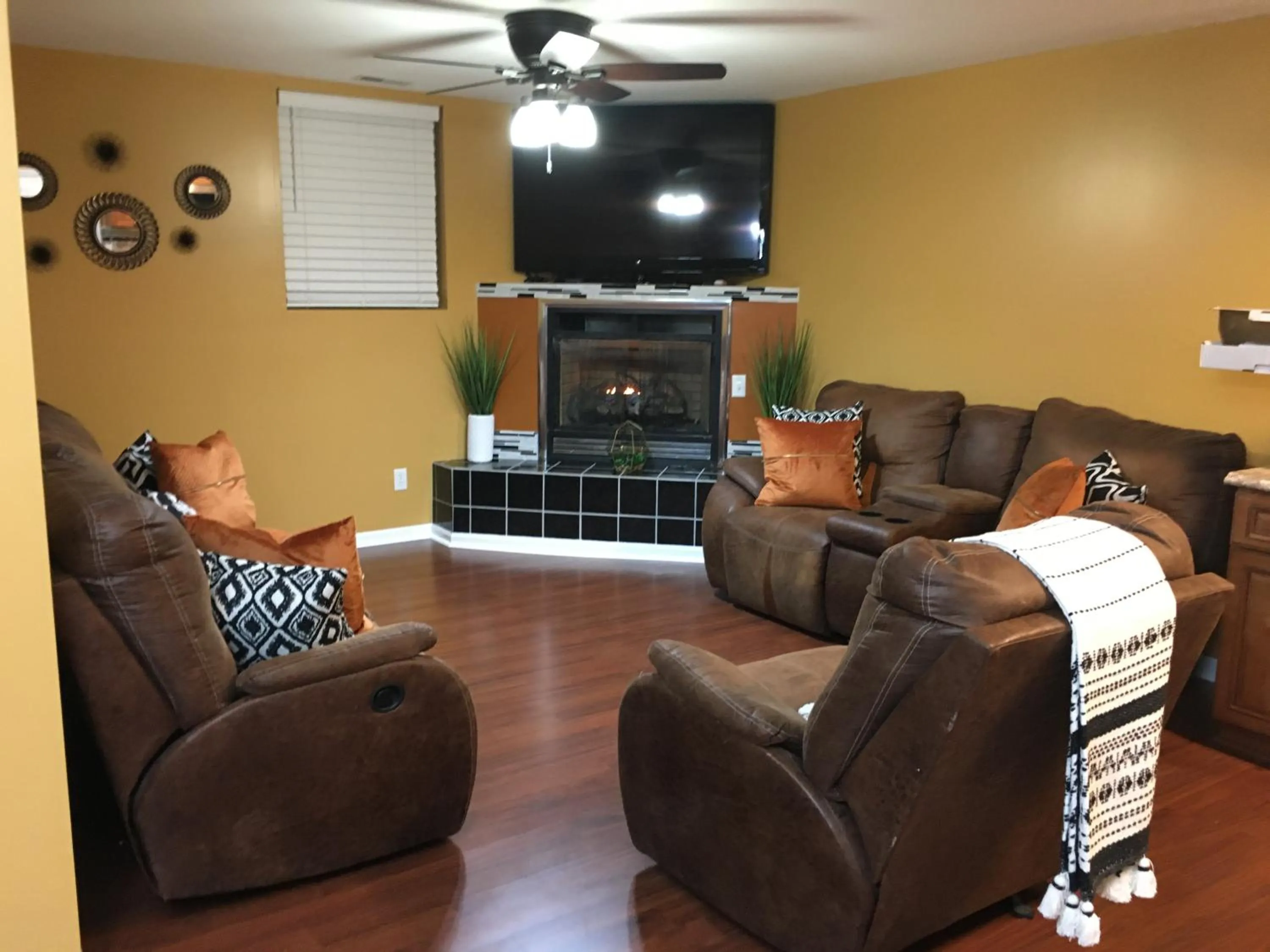 Living room in Your Midwest Dunes Vacation Tri-State Paradise!