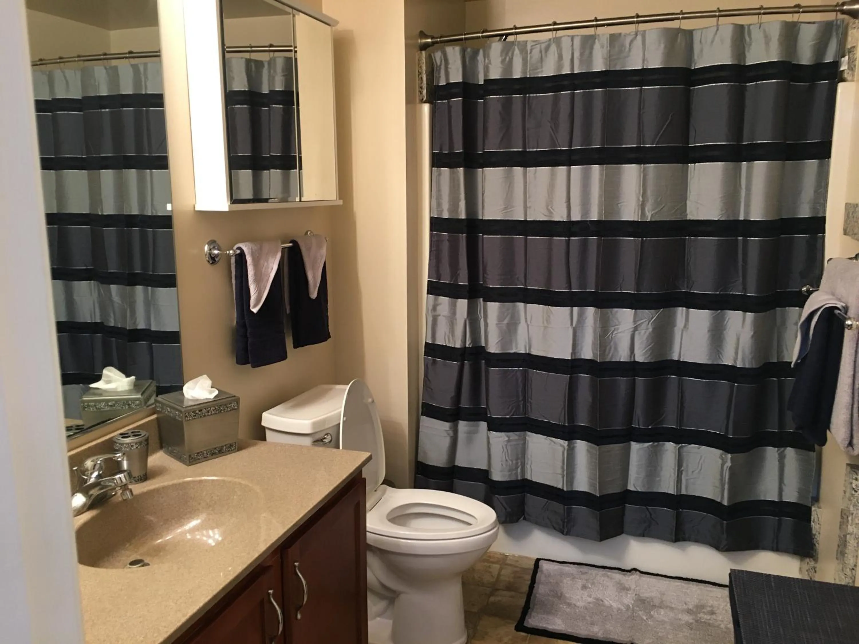 Bathroom in Your Midwest Dunes Vacation Tri-State Paradise!