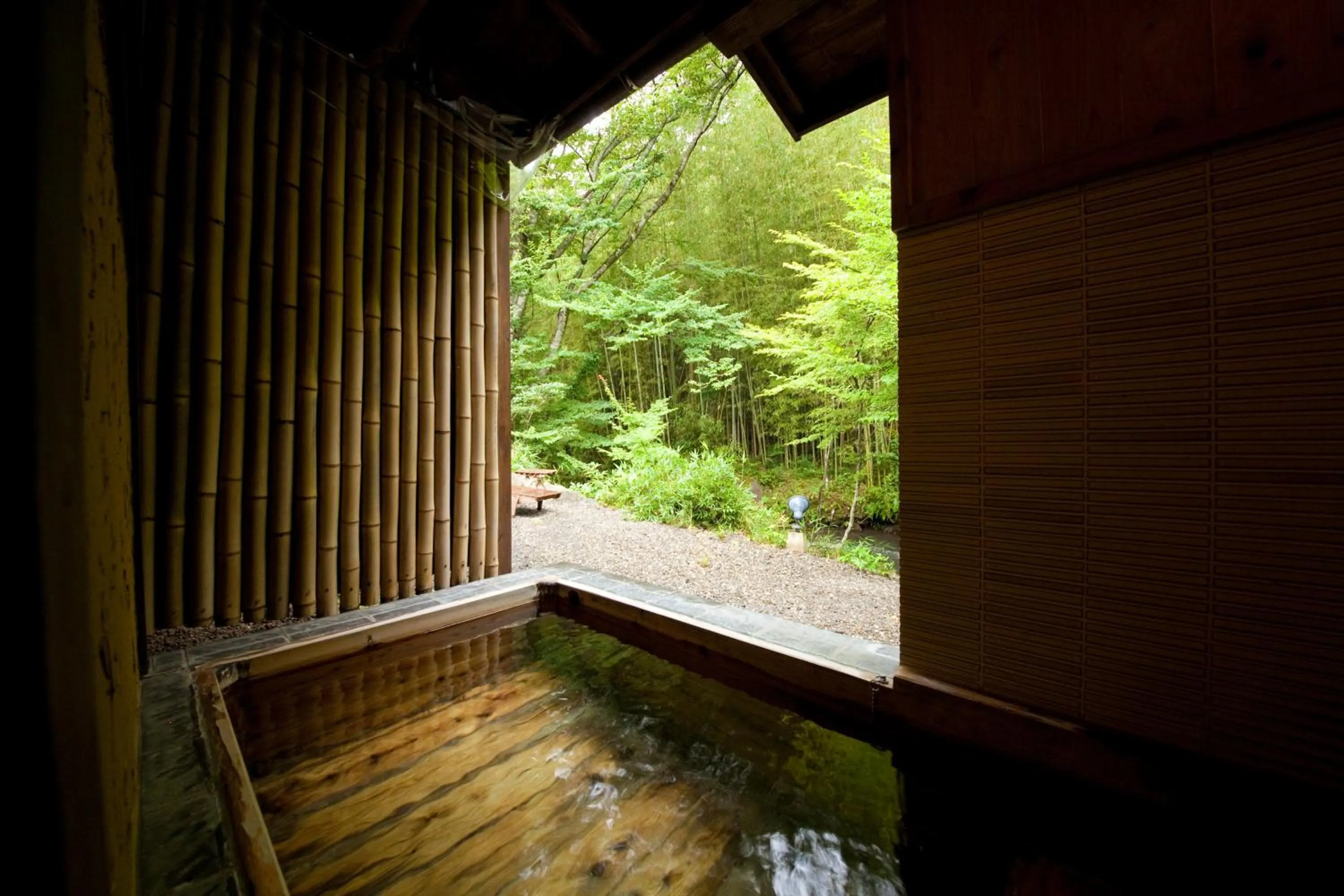 Hot Spring Bath in Yufuin Gettouan