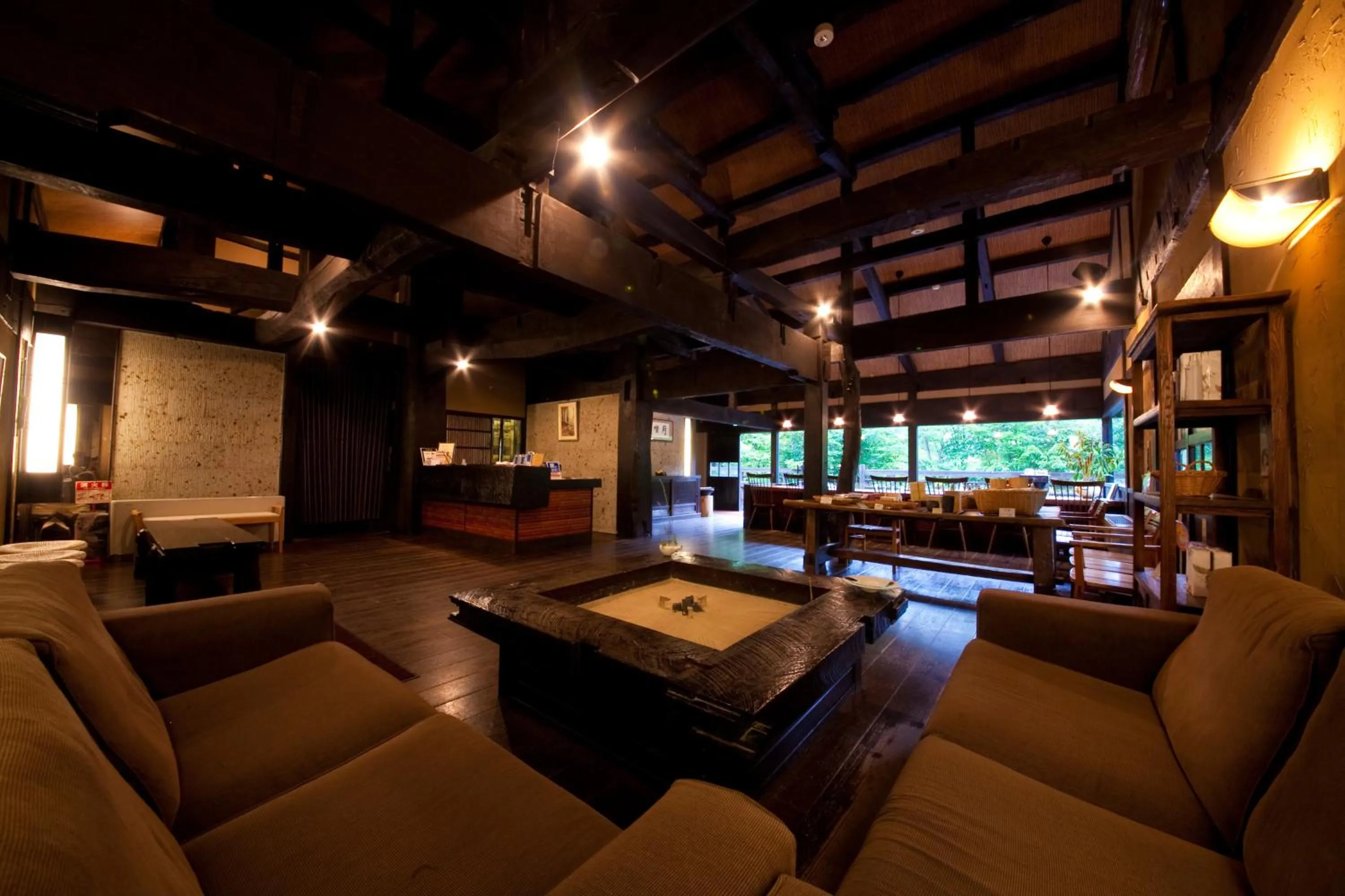 Lobby or reception in Yufuin Gettouan