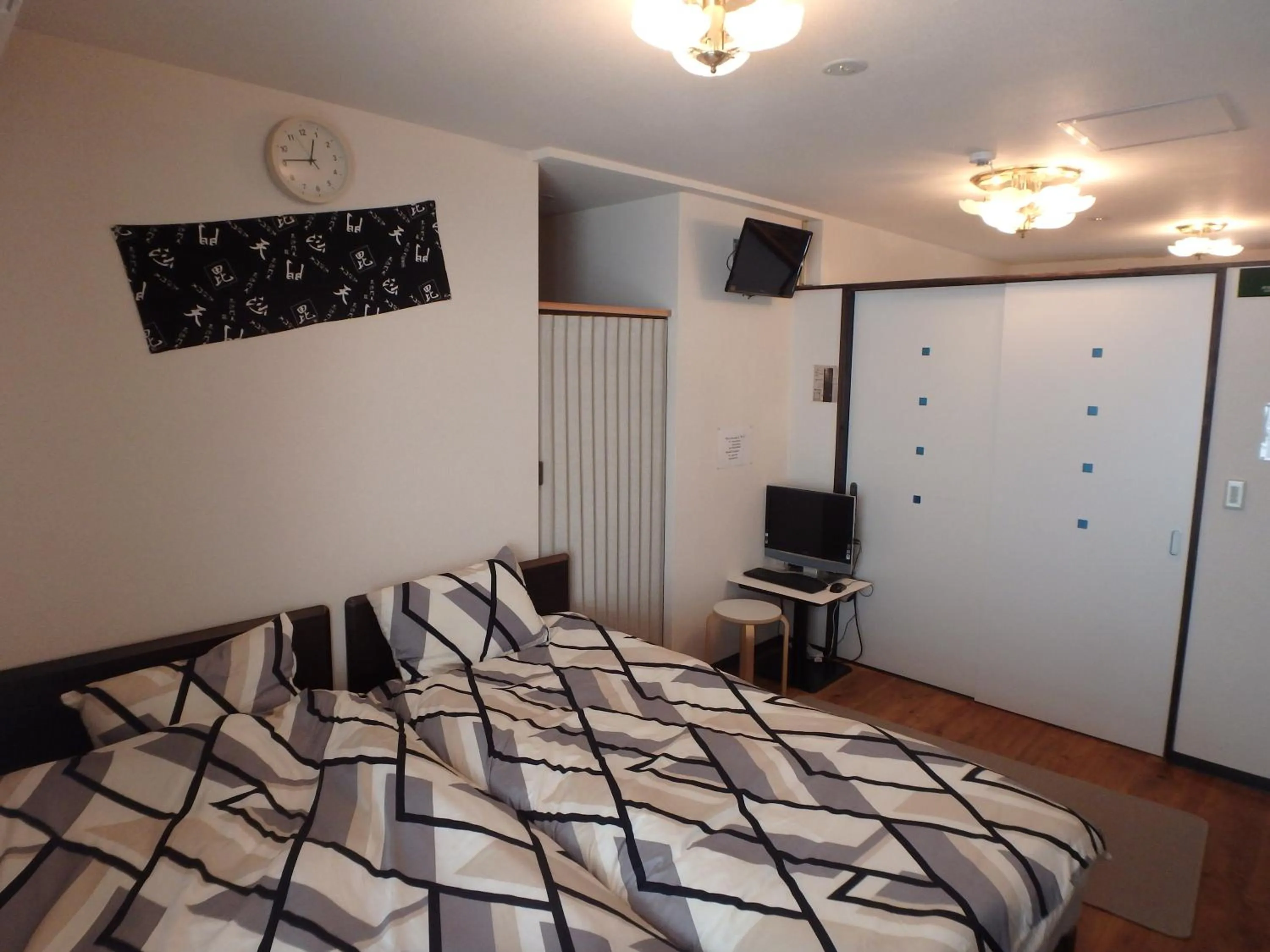 Bed in Kyo No Yado Nishioji inn