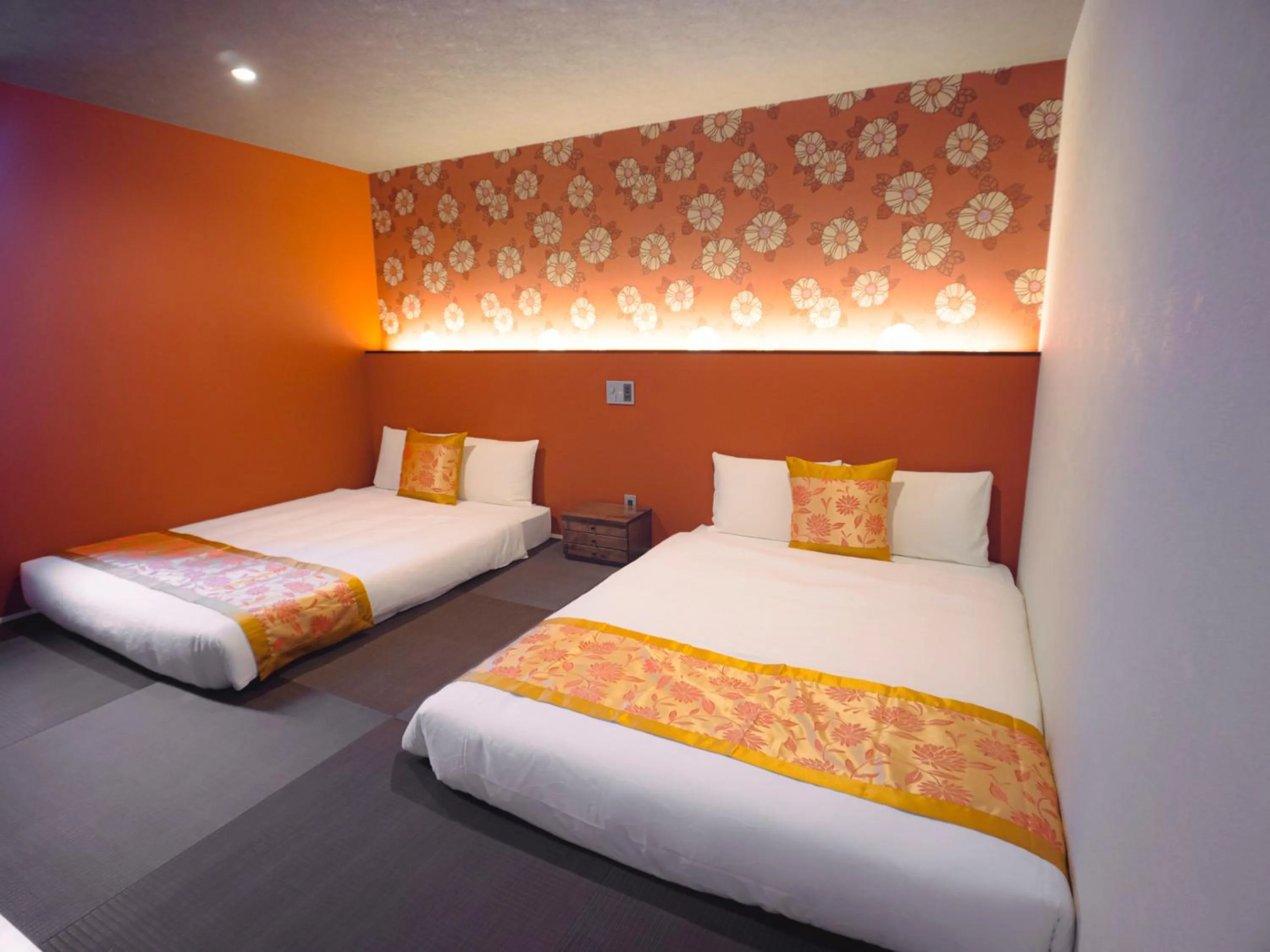 Bedroom, Bed in GRAND BASE Hakata Sumiyoshi