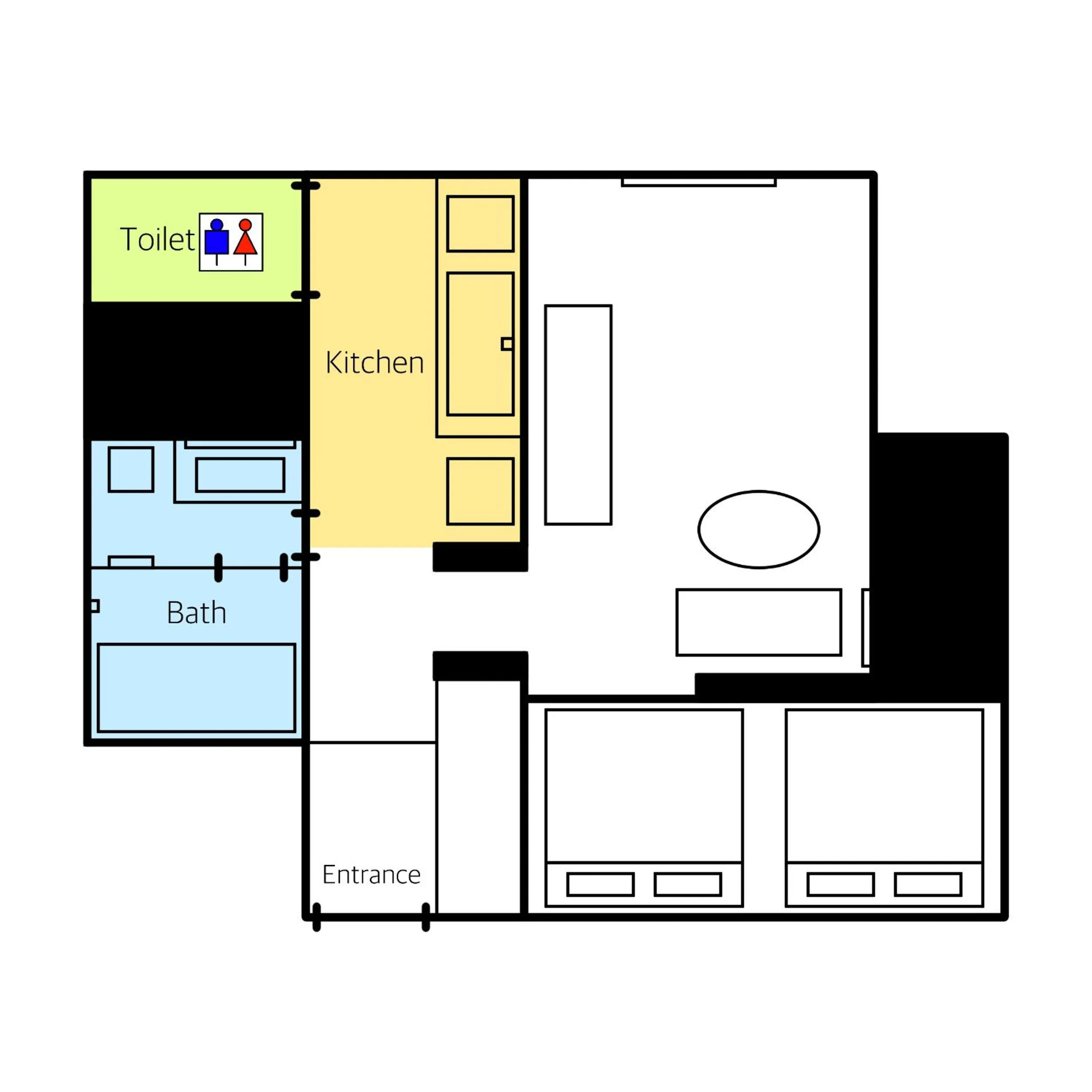 Floor plan in GRAND BASE Hakata Sumiyoshi