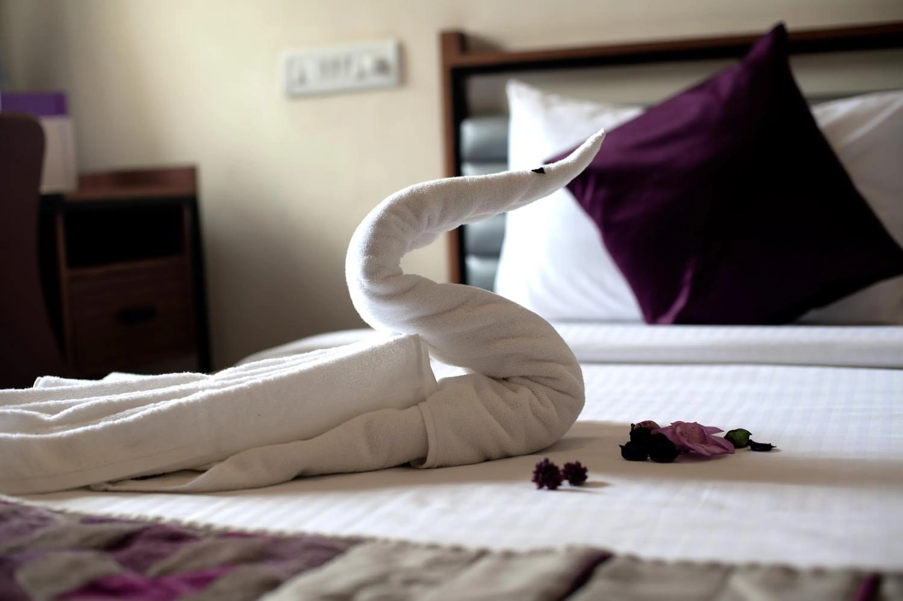 Bed in Purple Cloud Urban