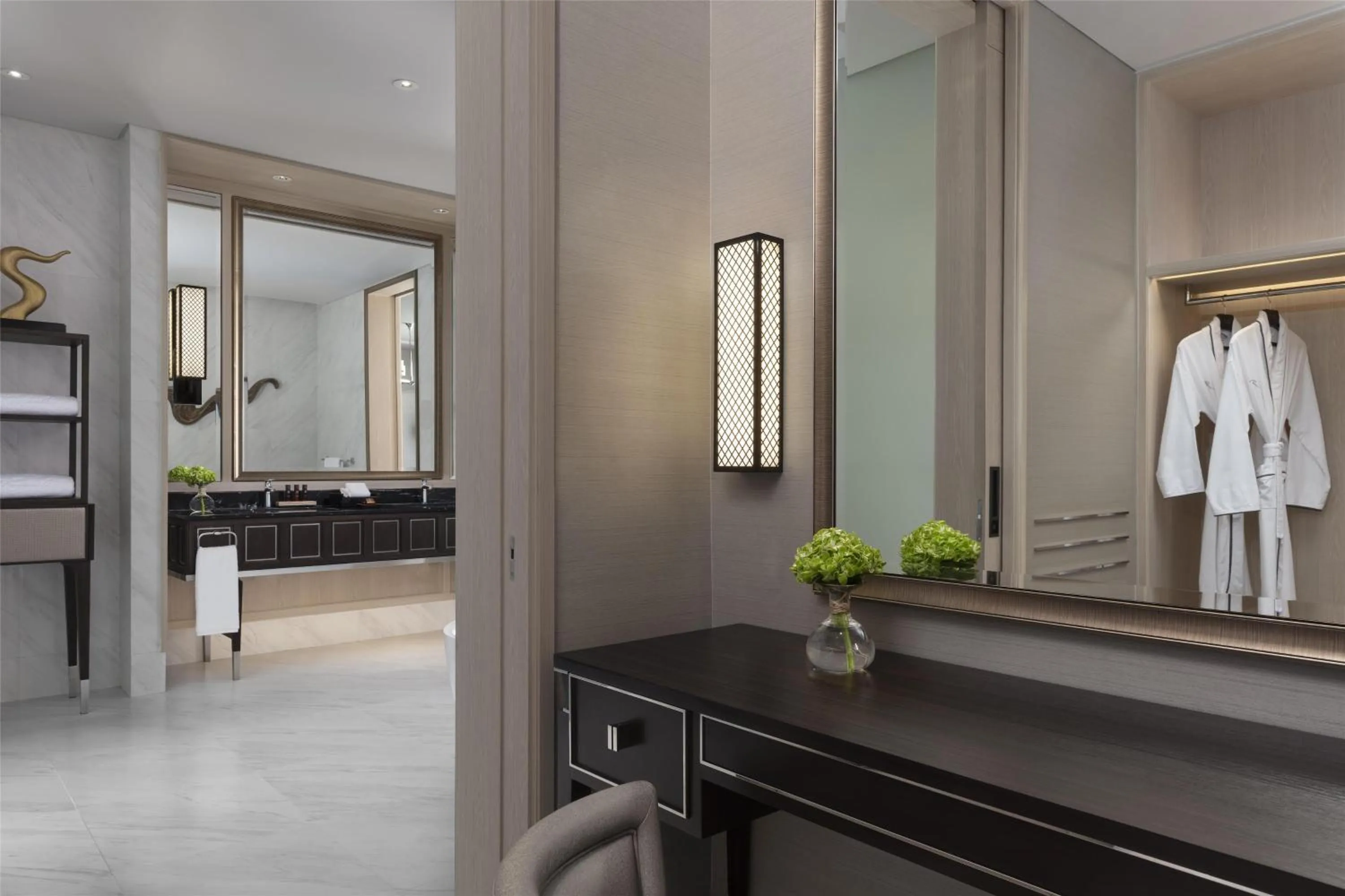 Bedroom in Sindhorn Kempinski Hotel Bangkok