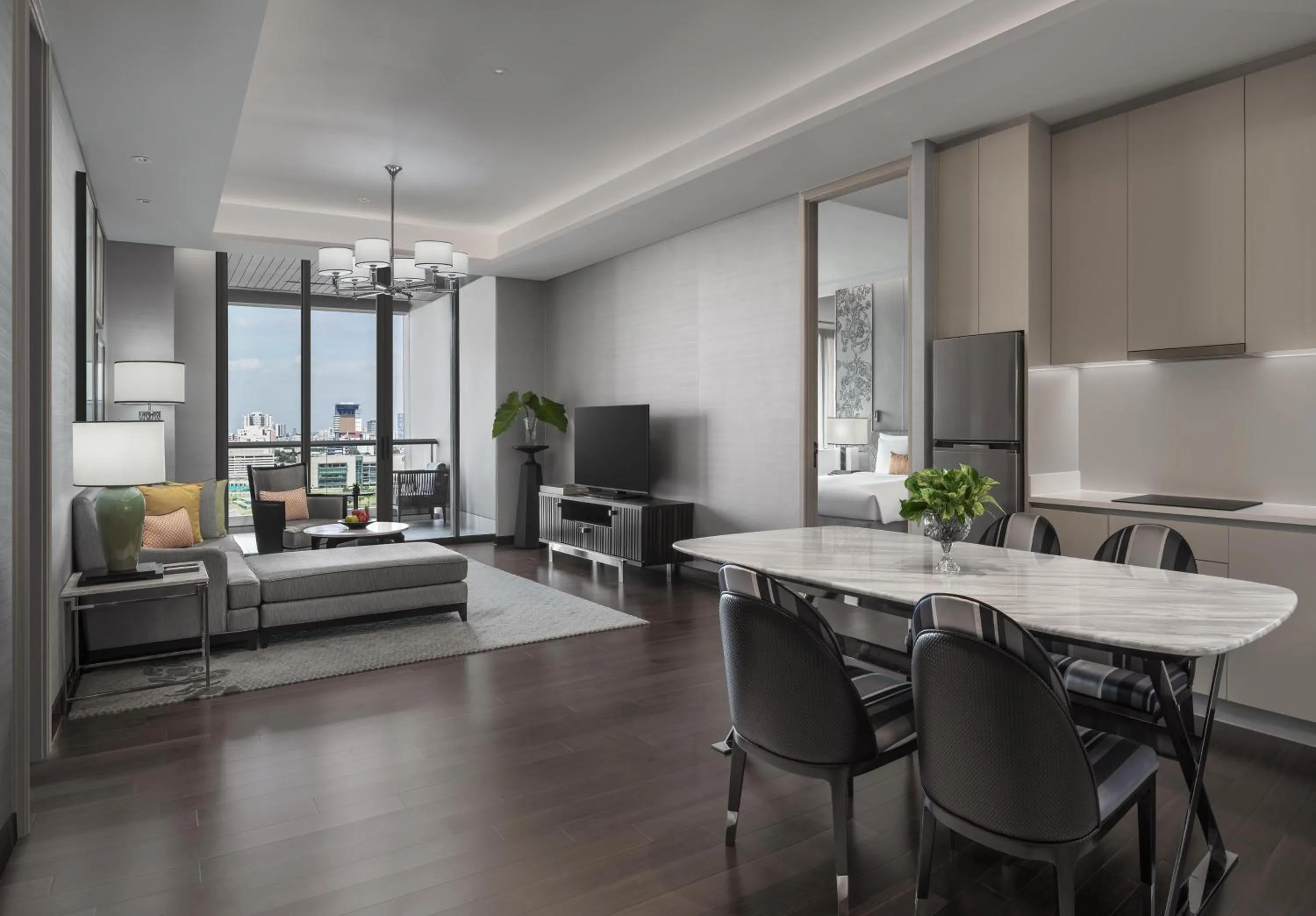 Living room in Sindhorn Kempinski Hotel Bangkok