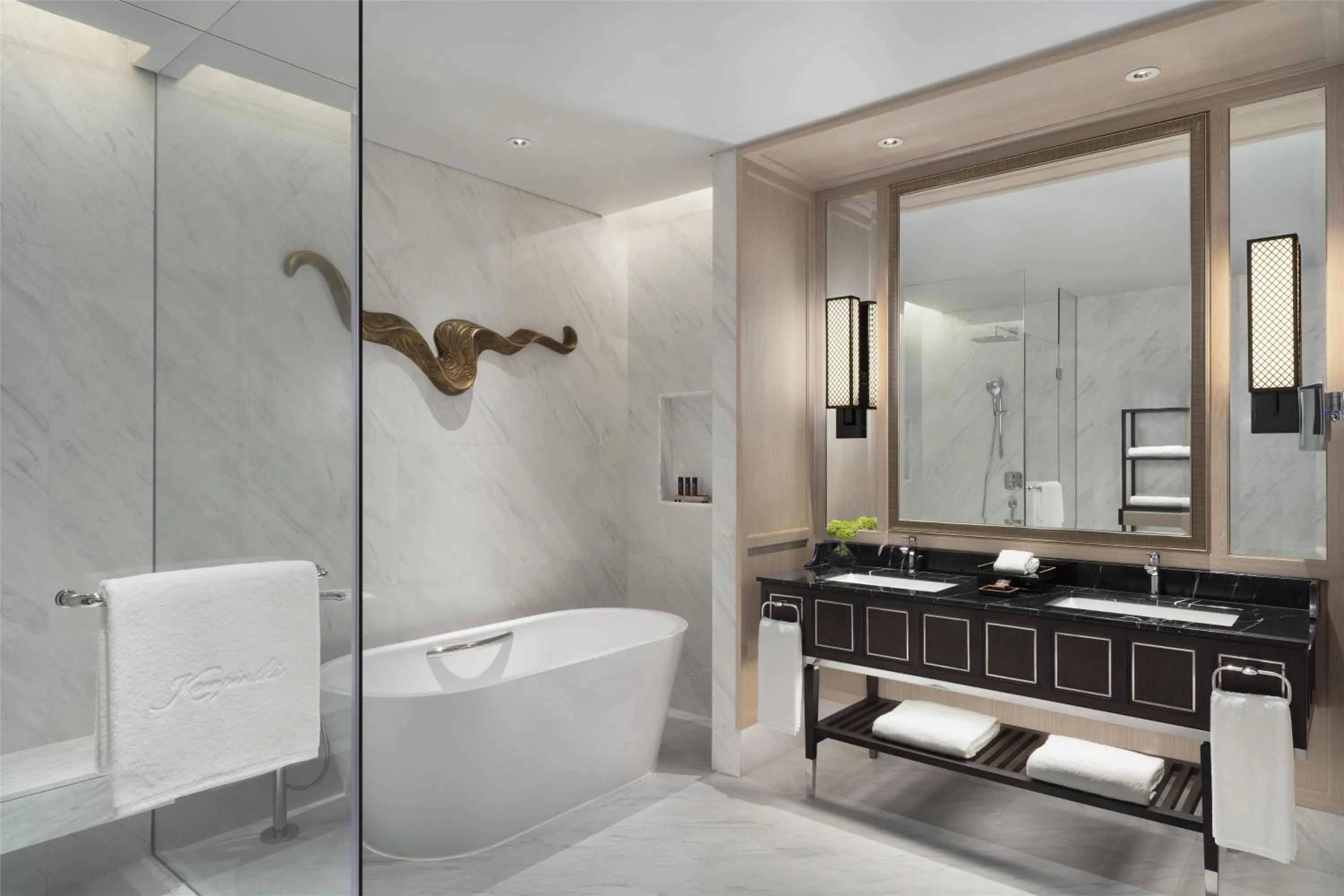 Bathroom in Sindhorn Kempinski Hotel Bangkok
