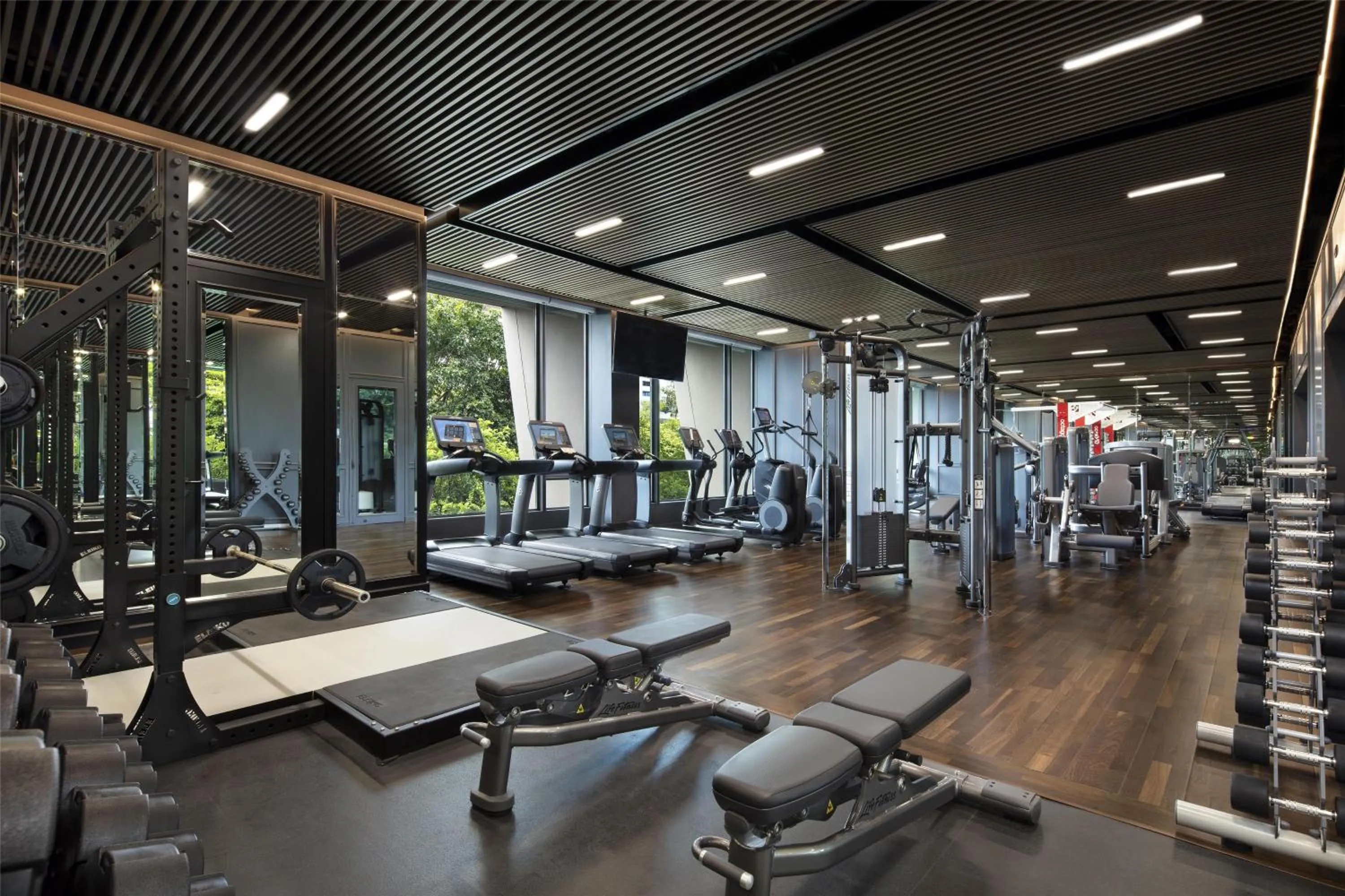 Fitness centre/facilities in Sindhorn Kempinski Hotel Bangkok