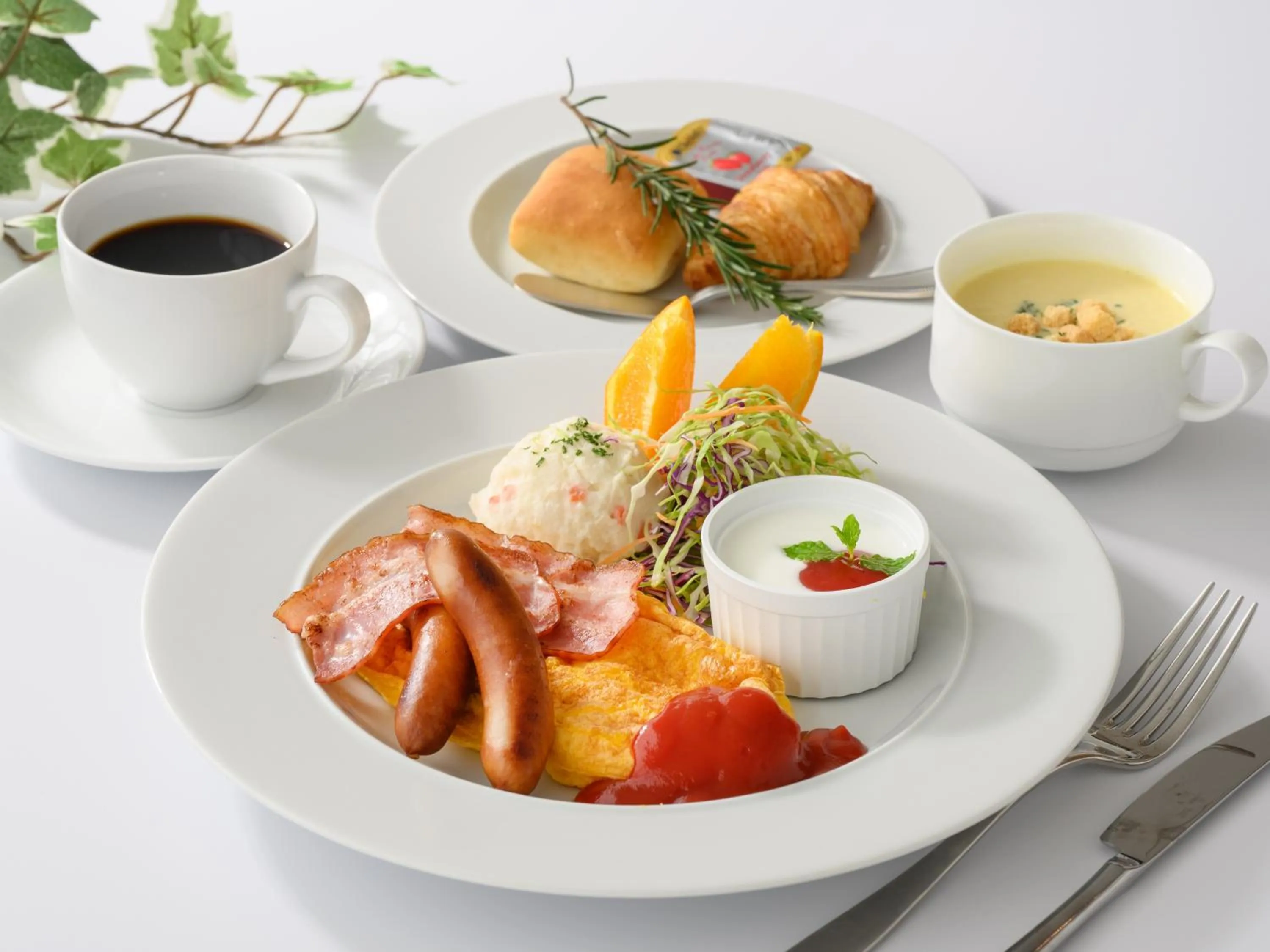 Breakfast in Kuwana Green Hotel