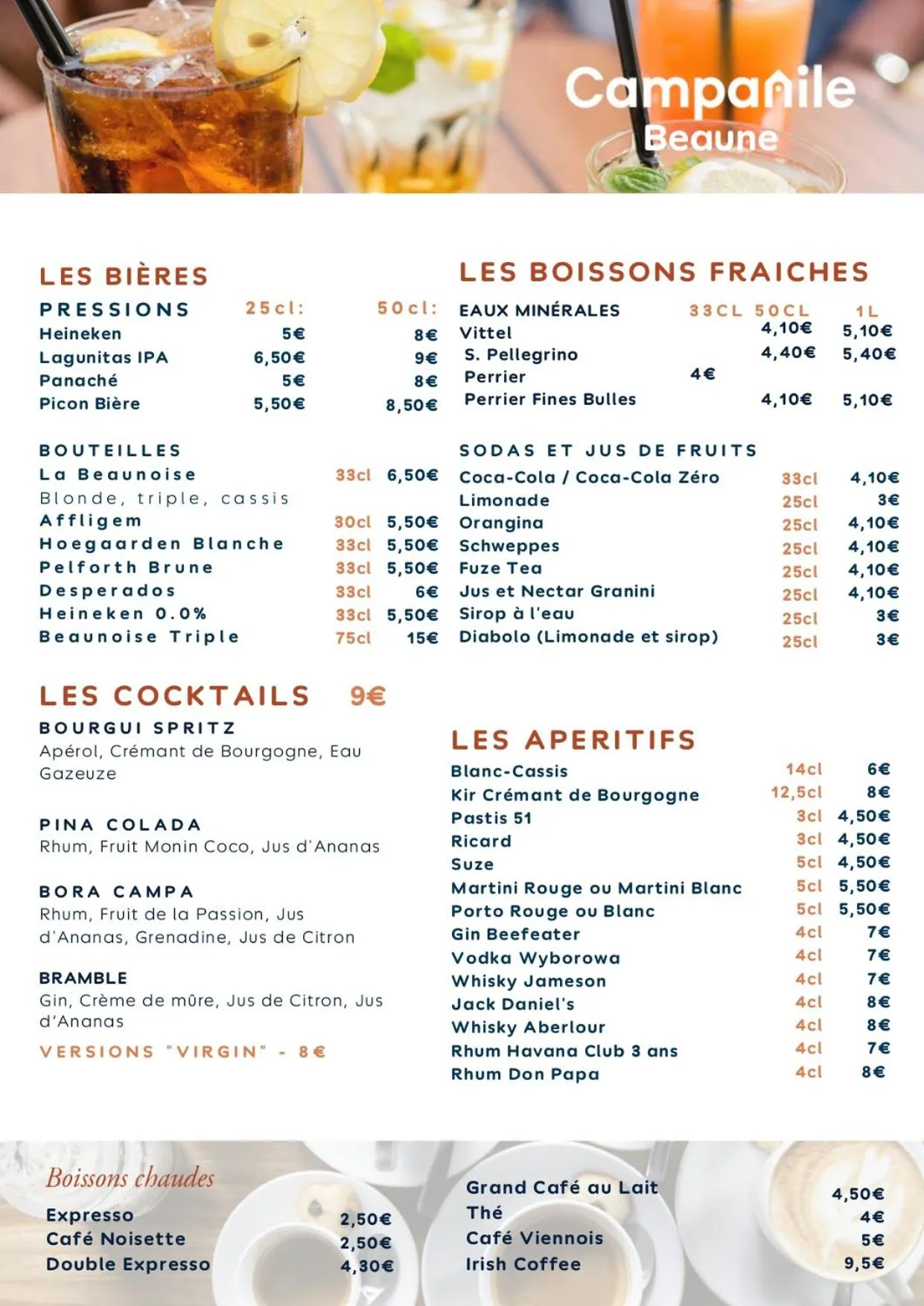 Restaurant/places to eat in Campanile Beaune