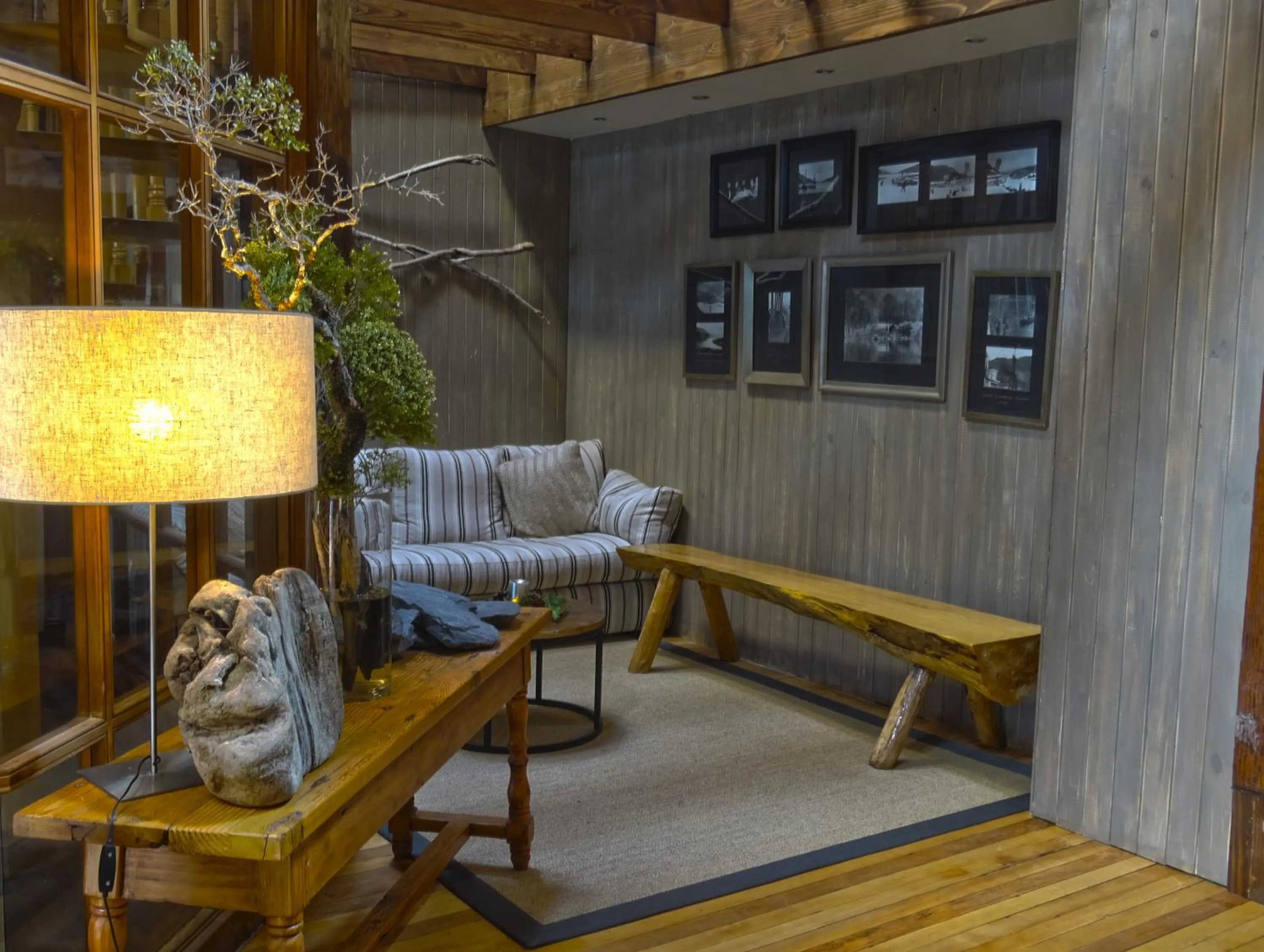 Living room in Puyuhuapi Lodge & Spa