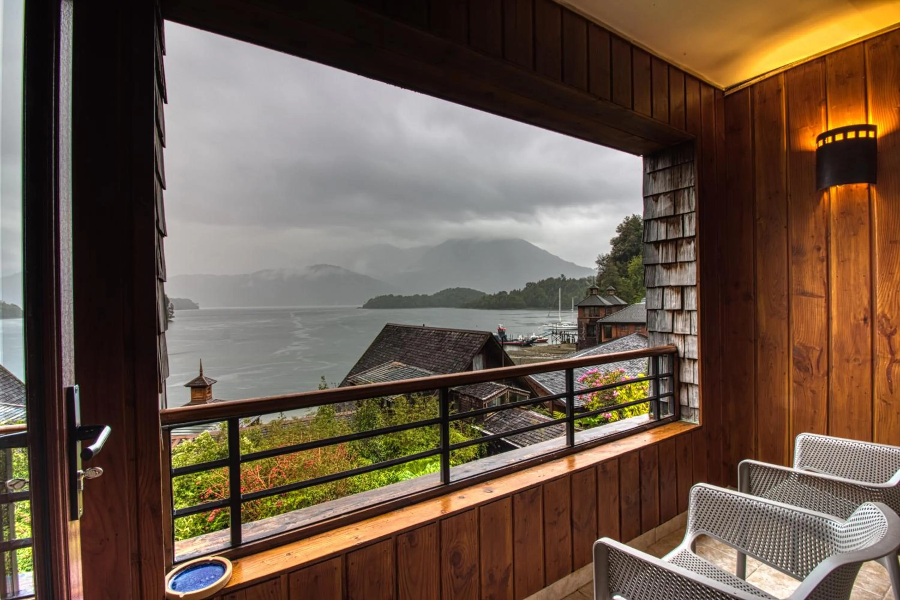 Balcony/Terrace in Puyuhuapi Lodge & Spa