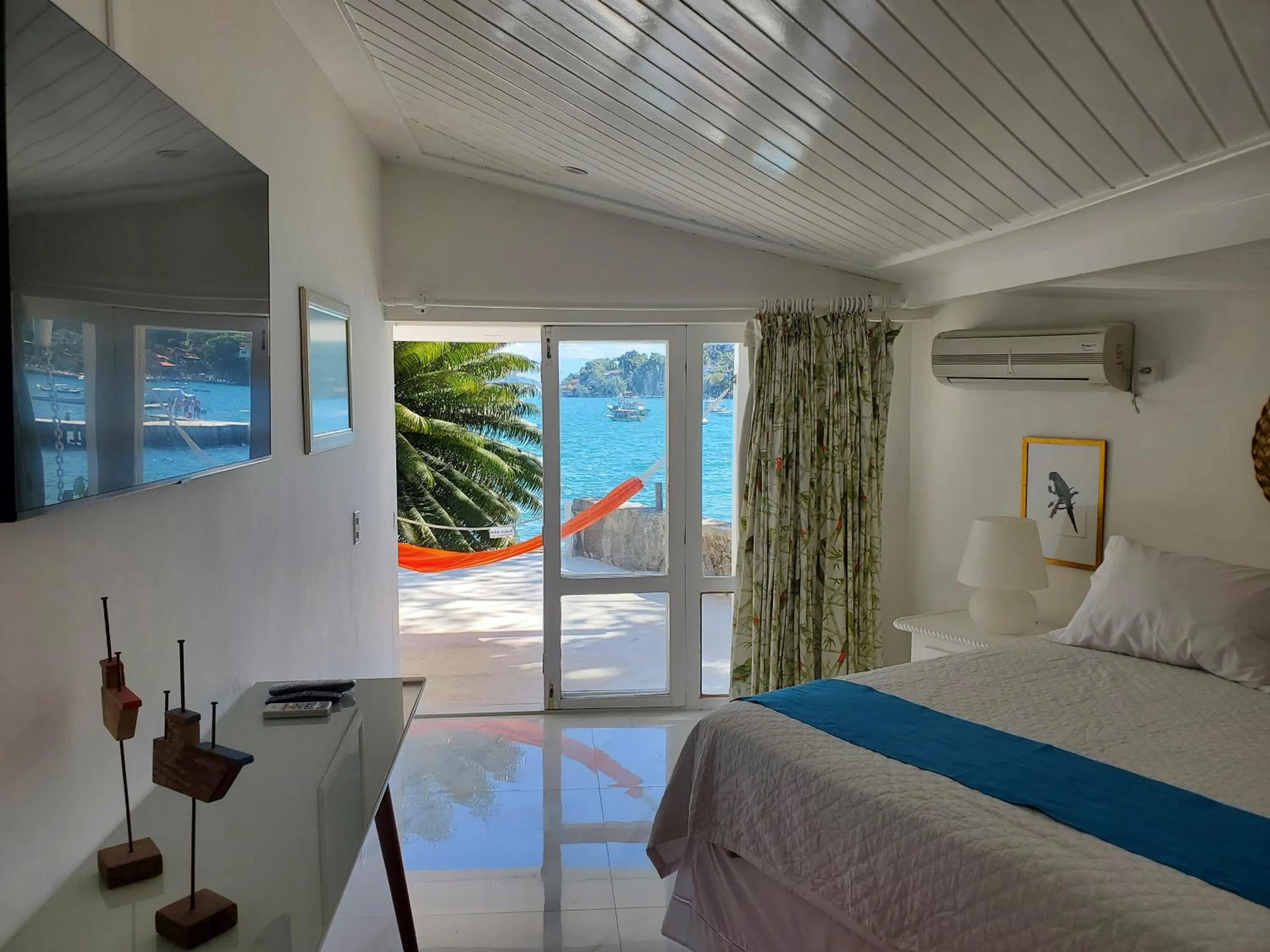 Bed in Pousada Mestre Augusto