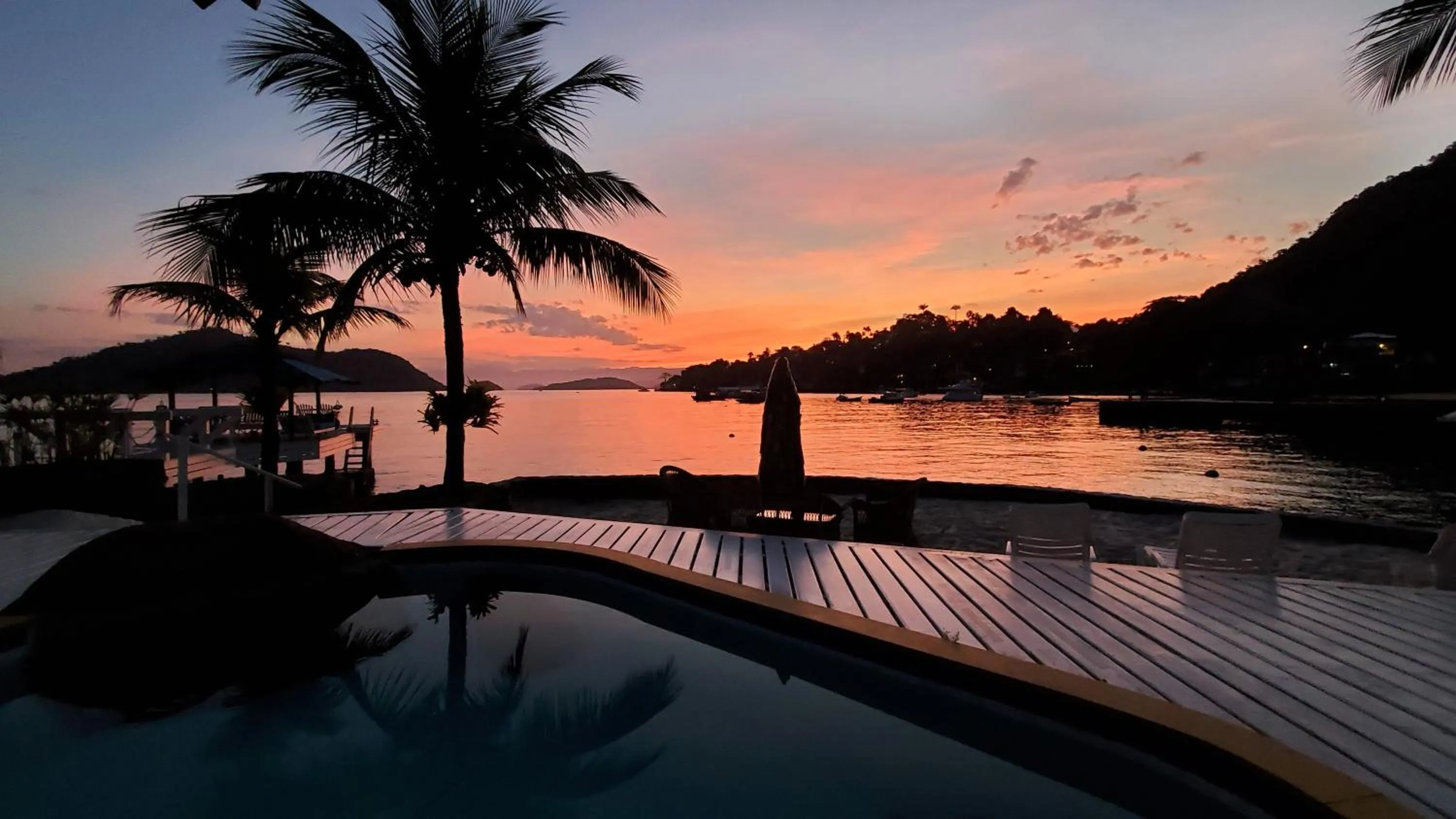 Swimming pool in Pousada Mestre Augusto