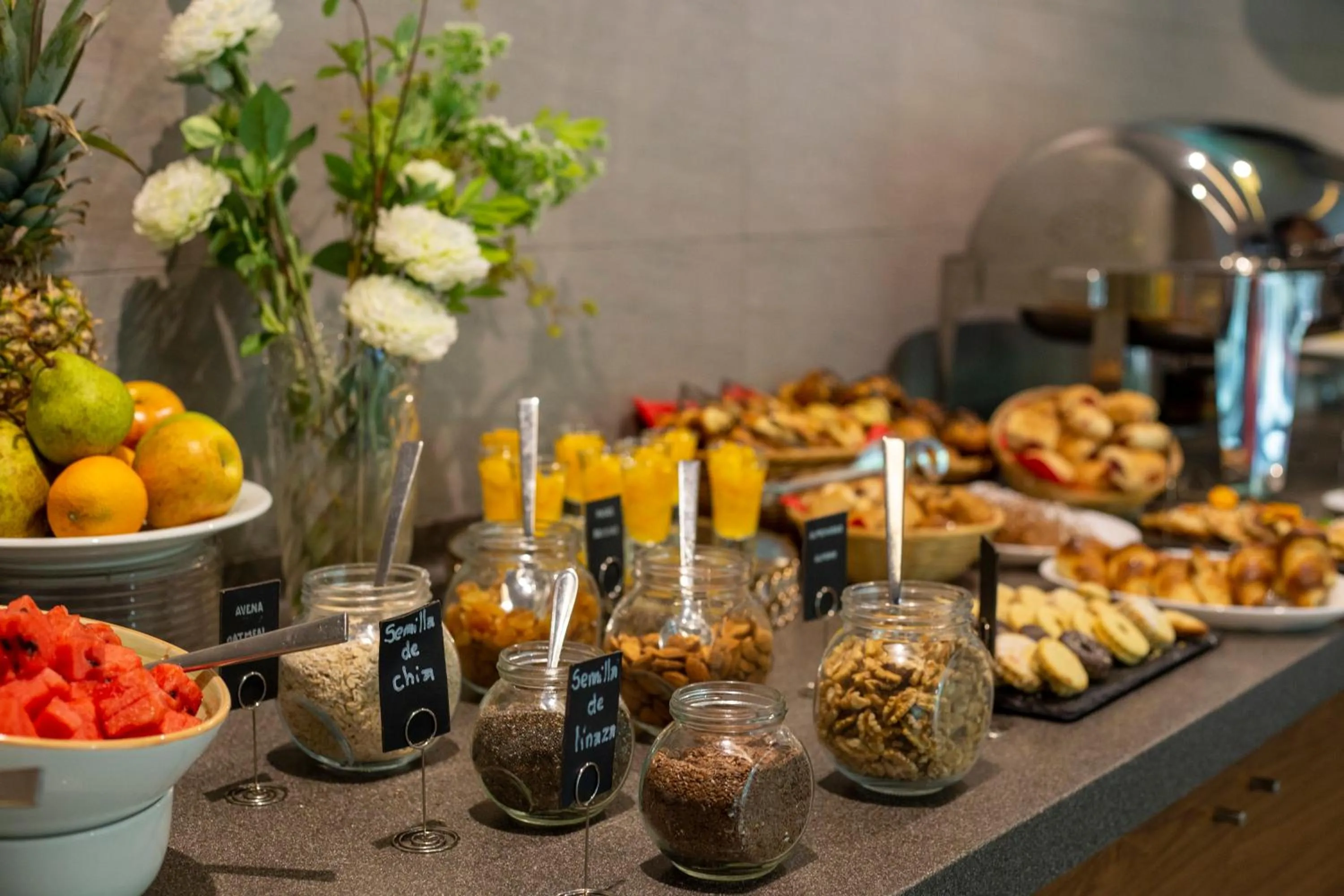 Breakfast in abba Presidente Suites Santiago