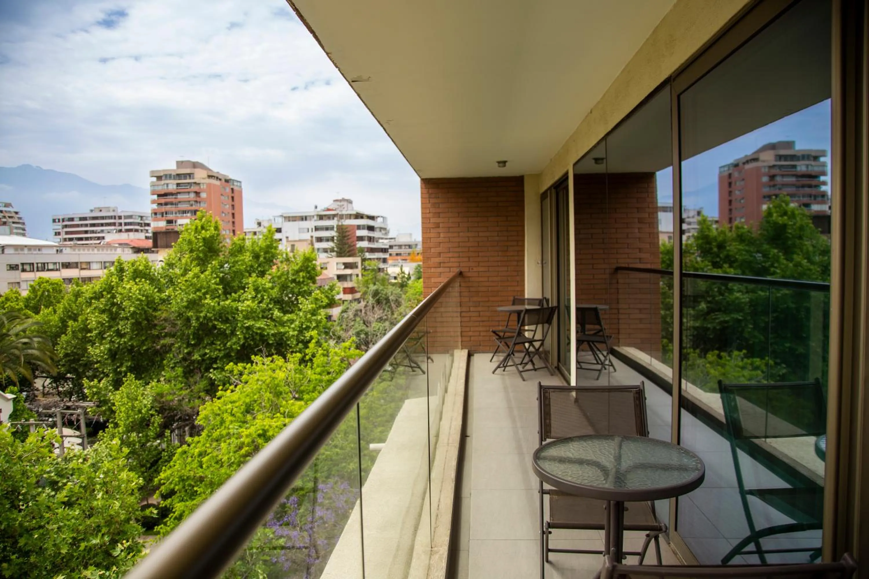 Balcony/Terrace in abba Presidente Suites Santiago