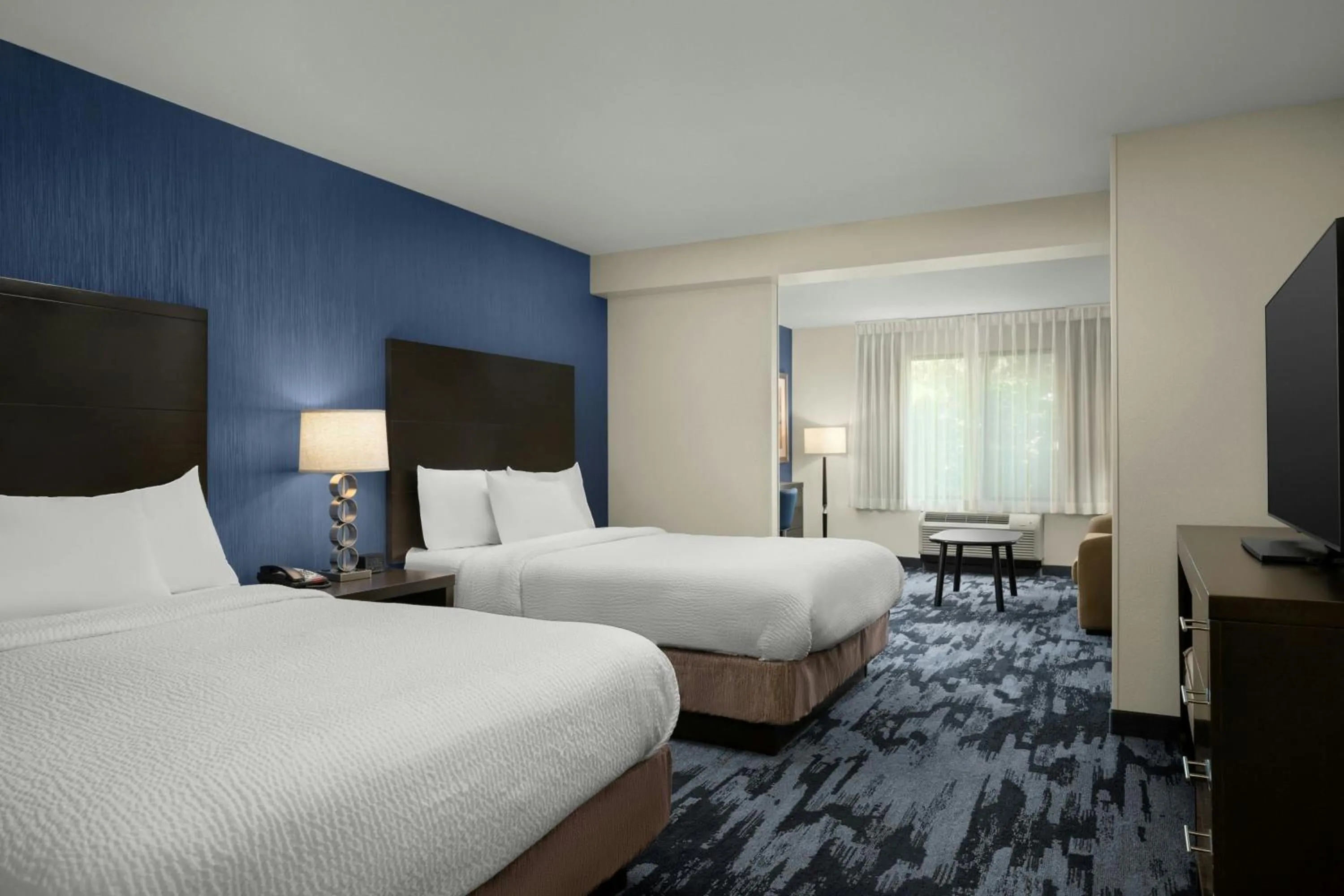 Photo of the whole room, Bed in Fairfield Inn & Suites by Marriott Moscow