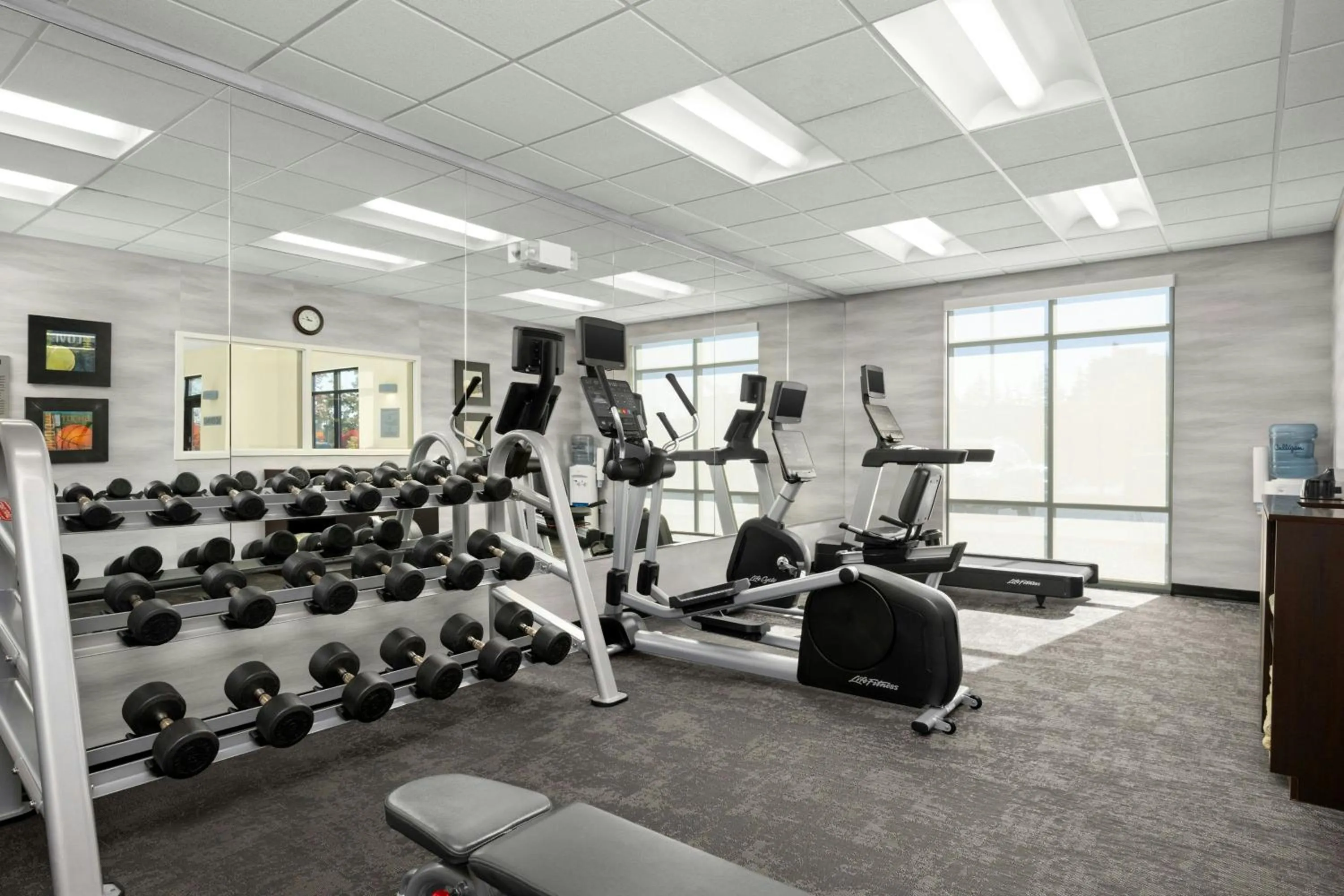 Fitness centre/facilities in Fairfield Inn & Suites by Marriott Moscow