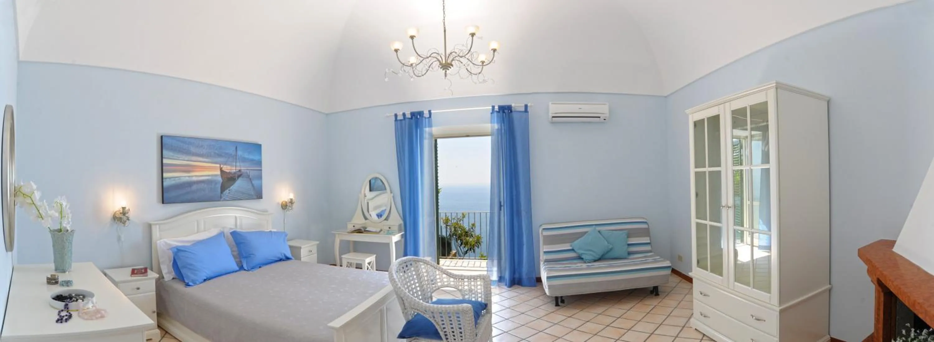 Bed in Palazzo Rocco all 3 villas - Weddings