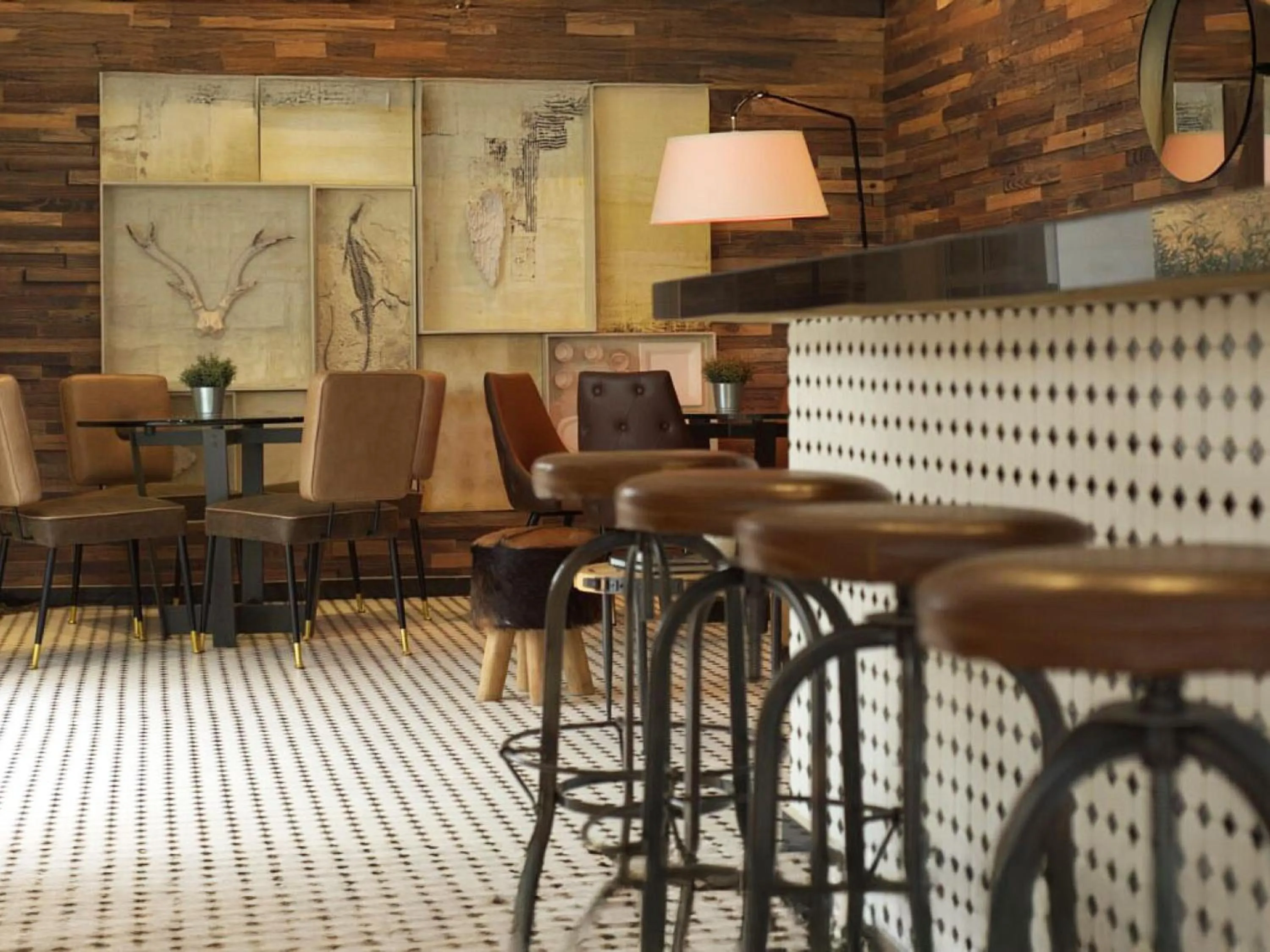 Dining area in Hotel Alma