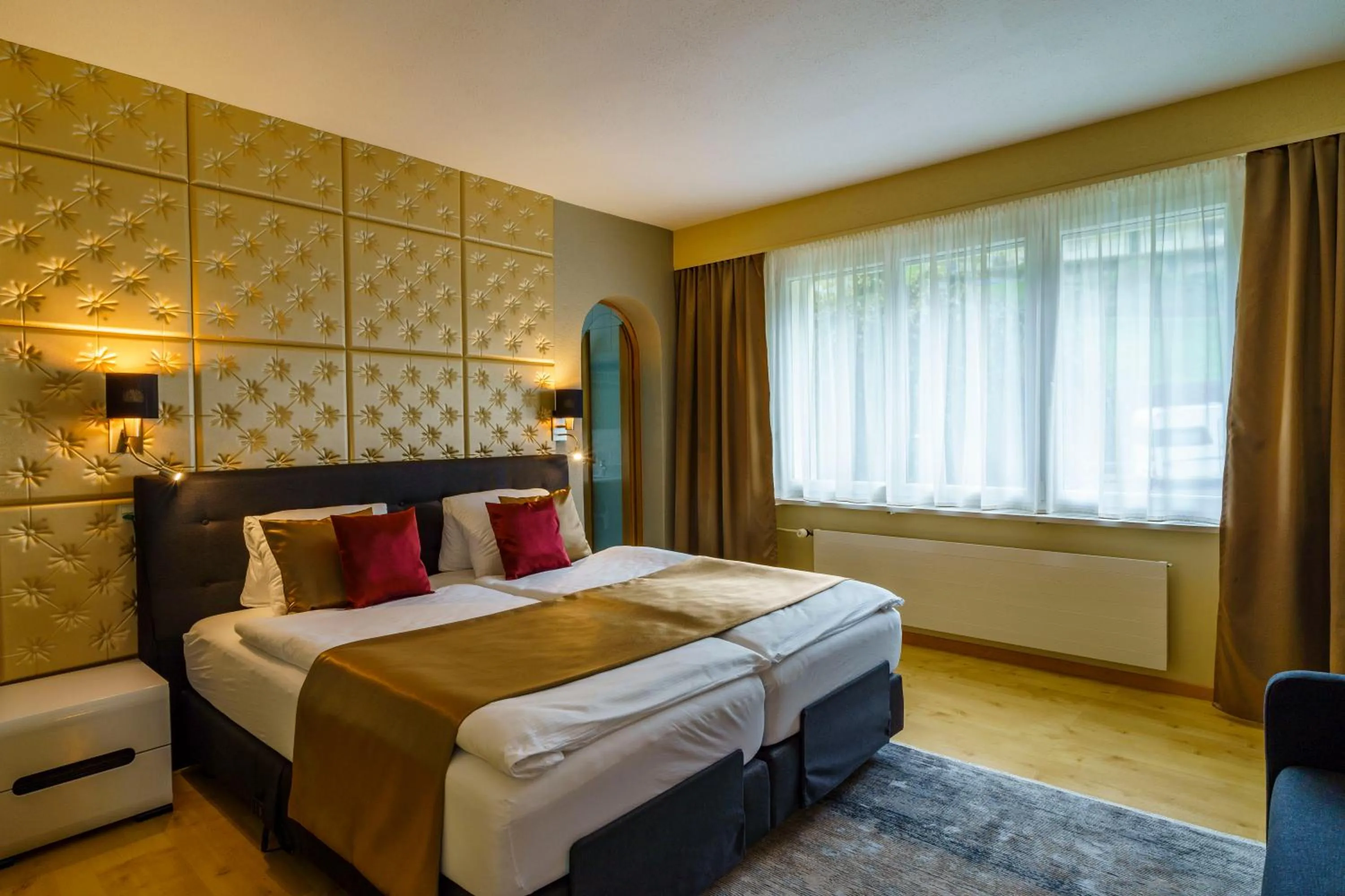 Bed in Seeblick SMART Hotel Rössli