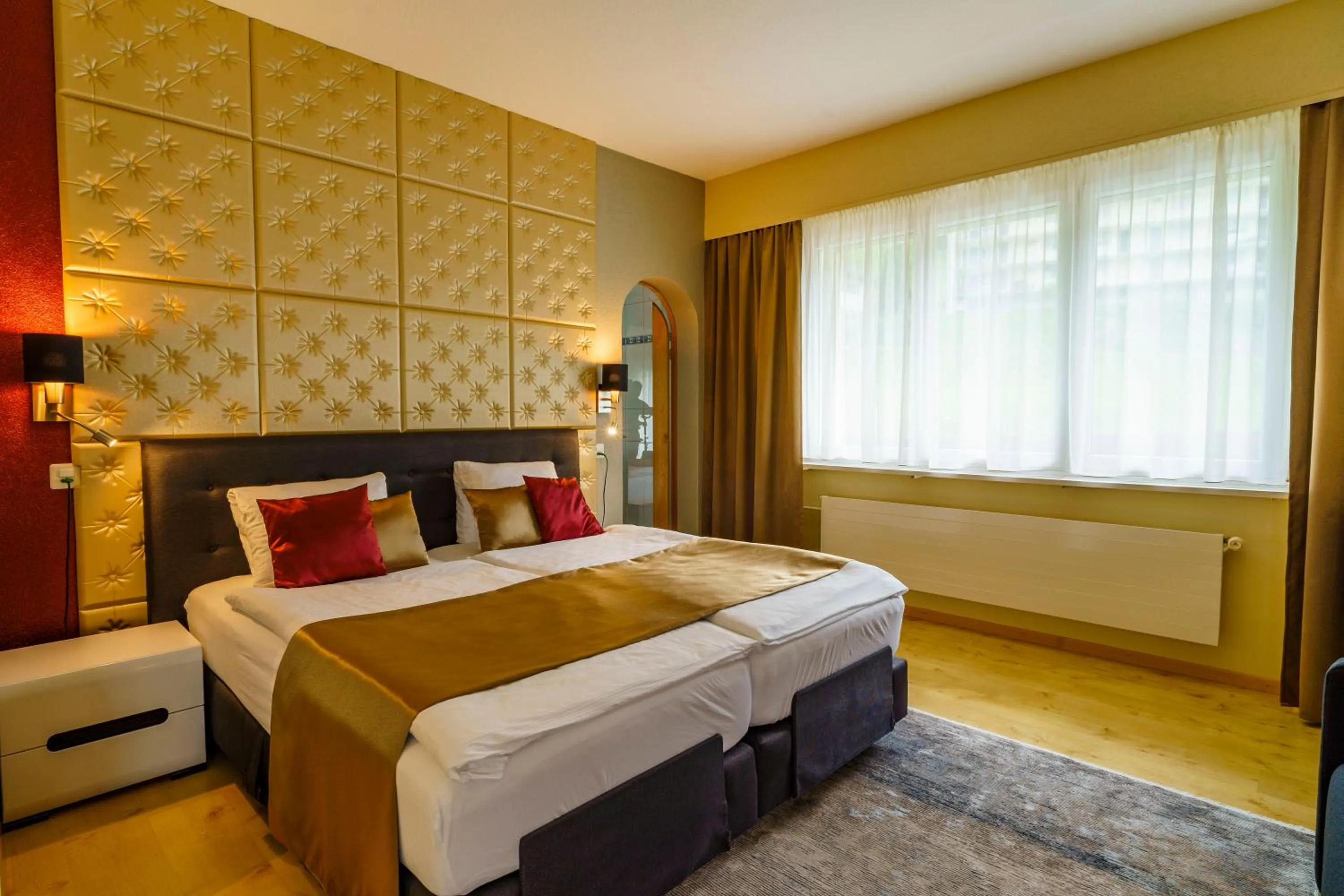 Bed in Seeblick SMART Hotel Rössli