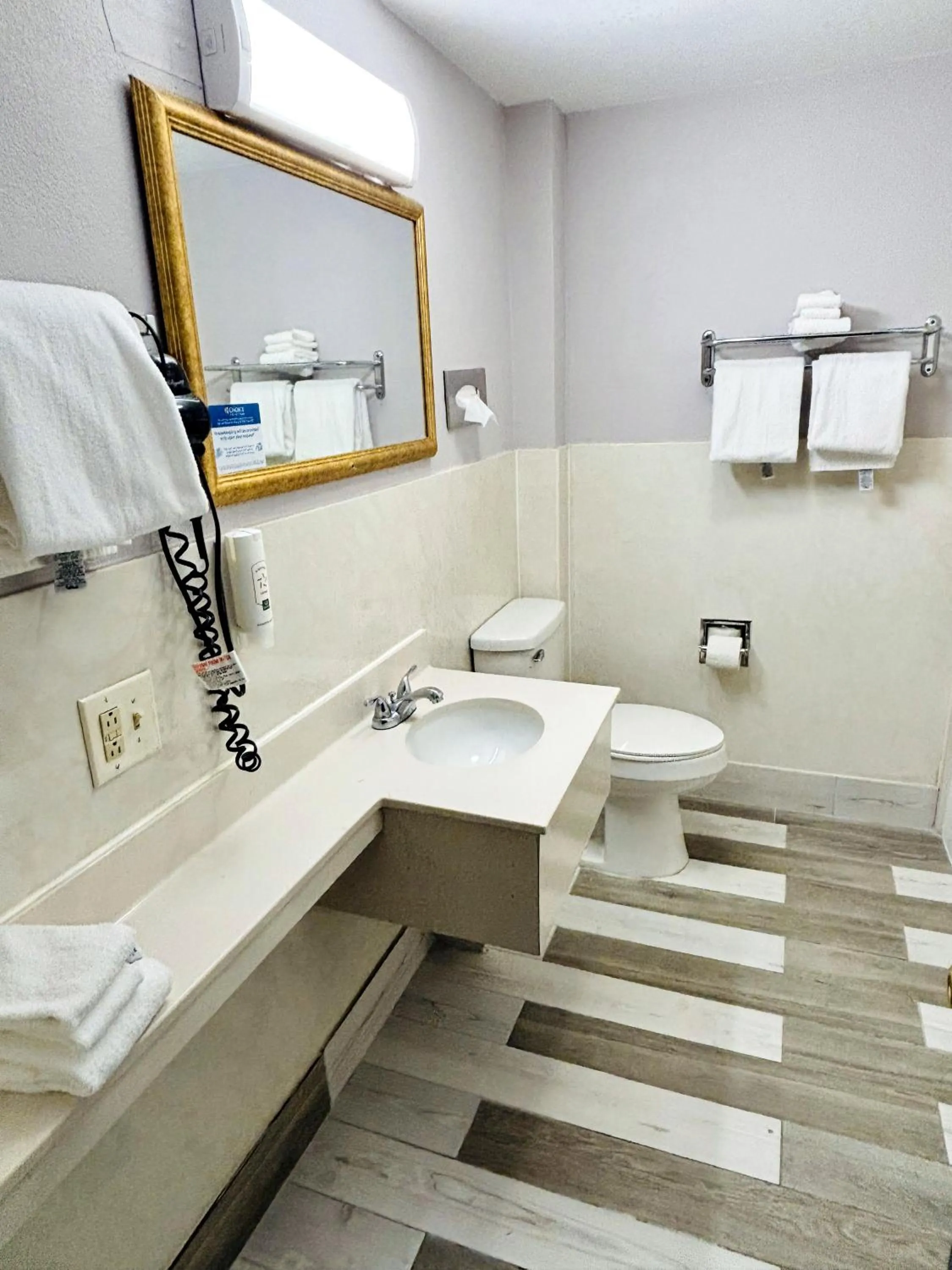 Bathroom in Quality Inn Raynham - Taunton
