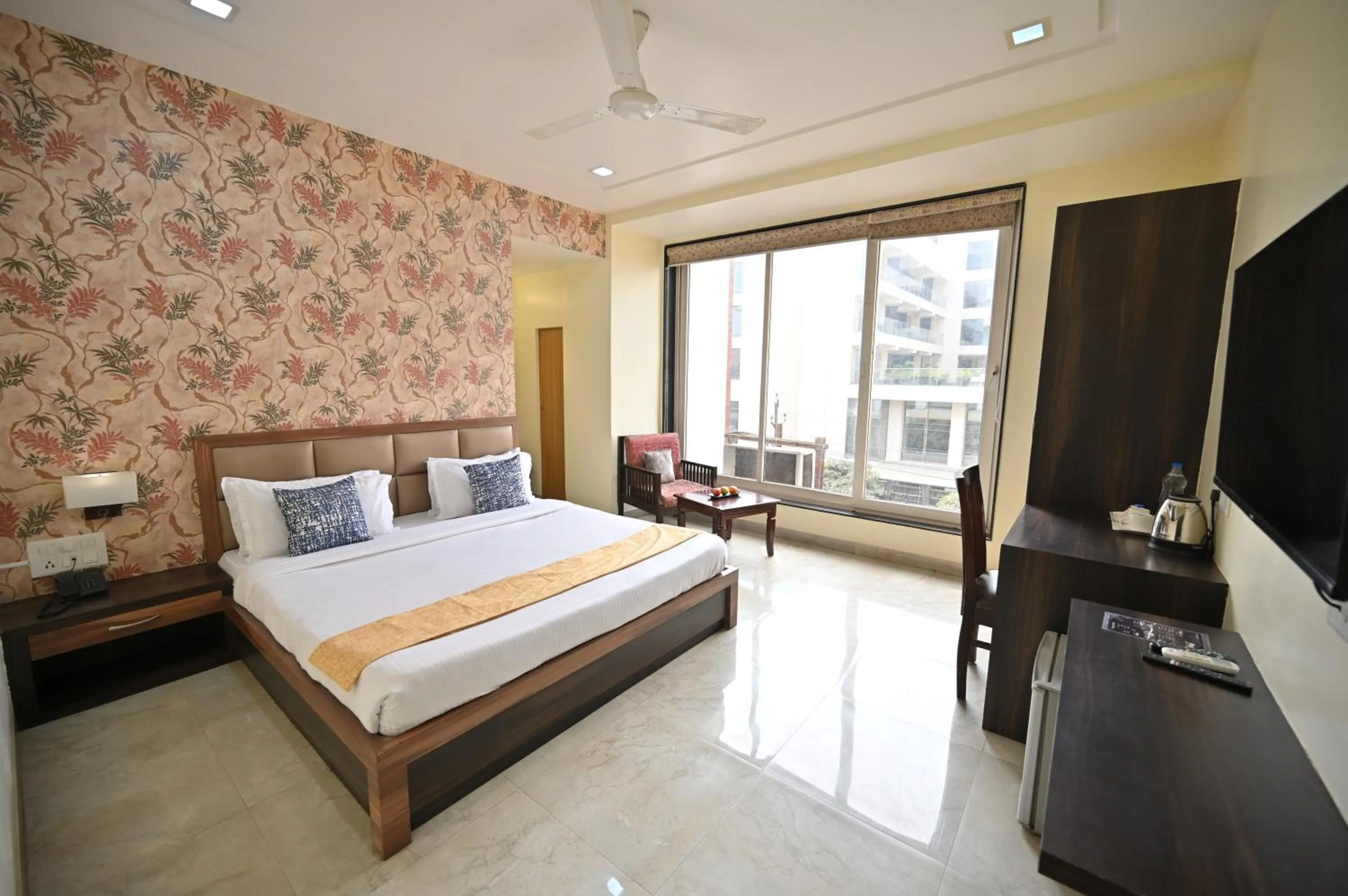 View (from property/room), Bed in Blueberry Inn