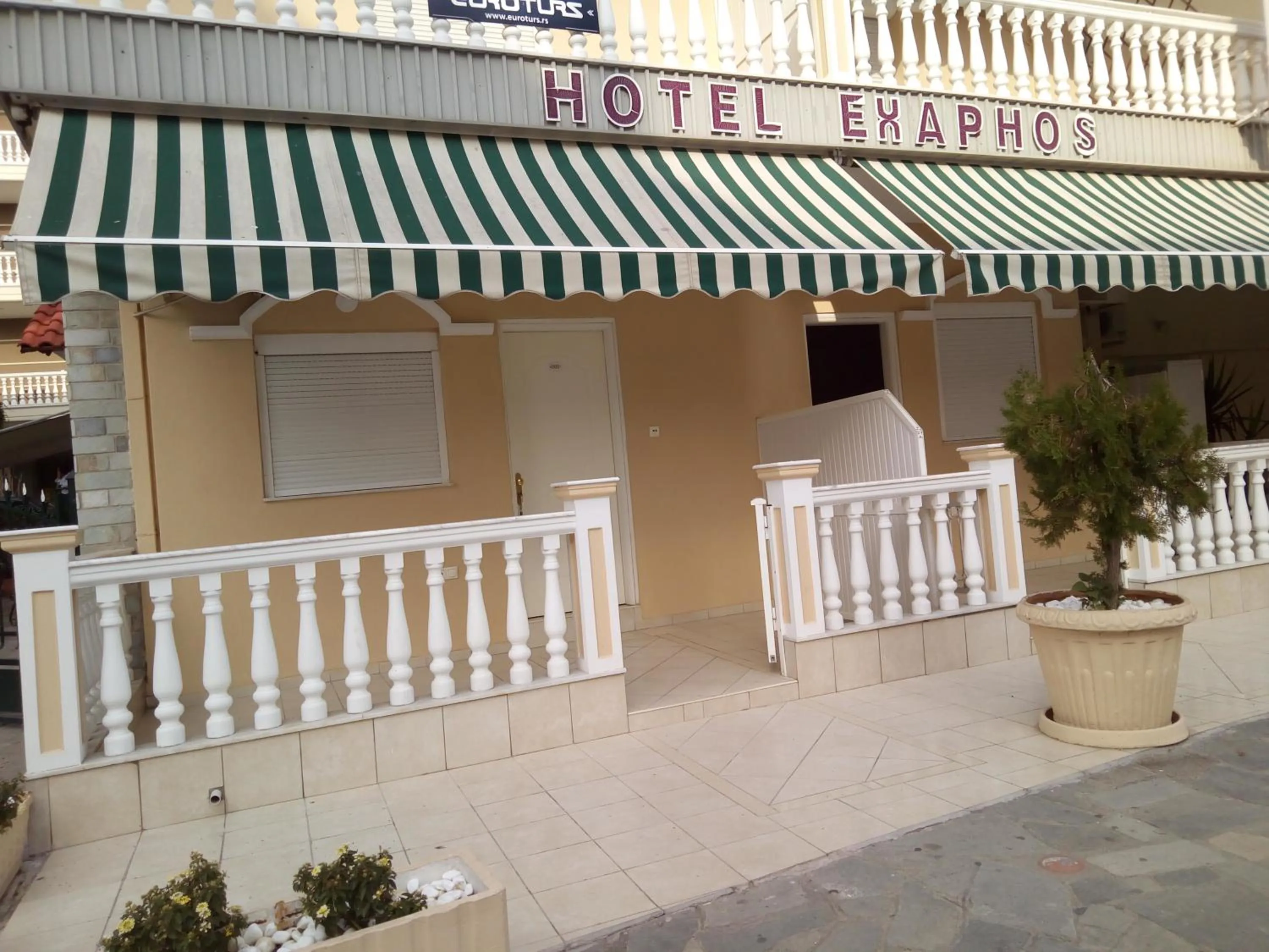 Balcony/Terrace in Hotel Exarhos